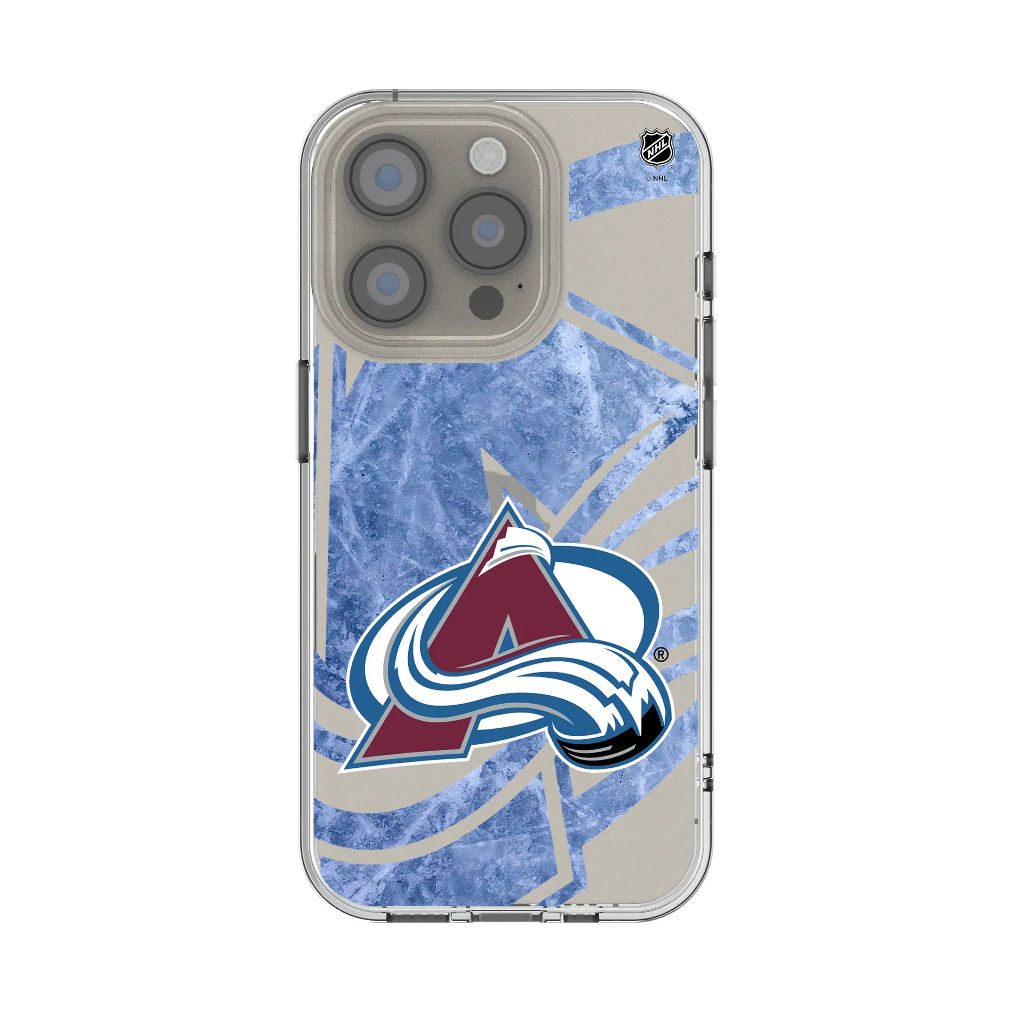 Colorado Avalanche Ice Tilt iPhone Clear Phone Case for Apple iPhone