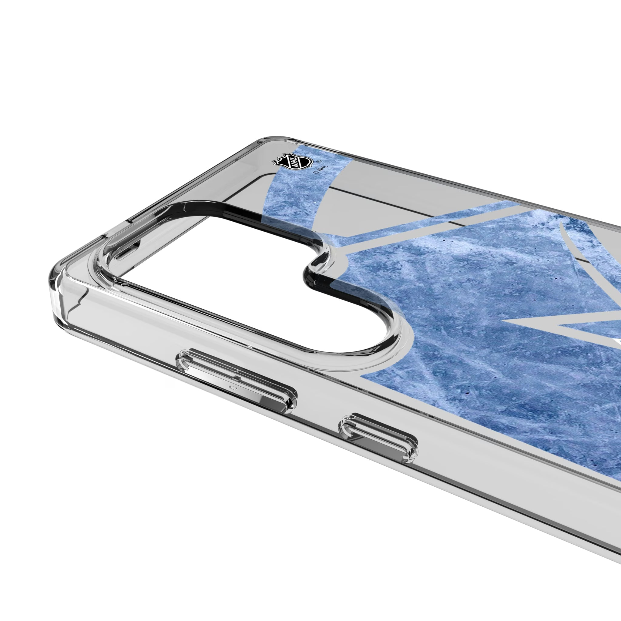 Colorado Avalanche Ice Tilt Galaxy Clear Phone Case for Samsung Galaxy - Detail