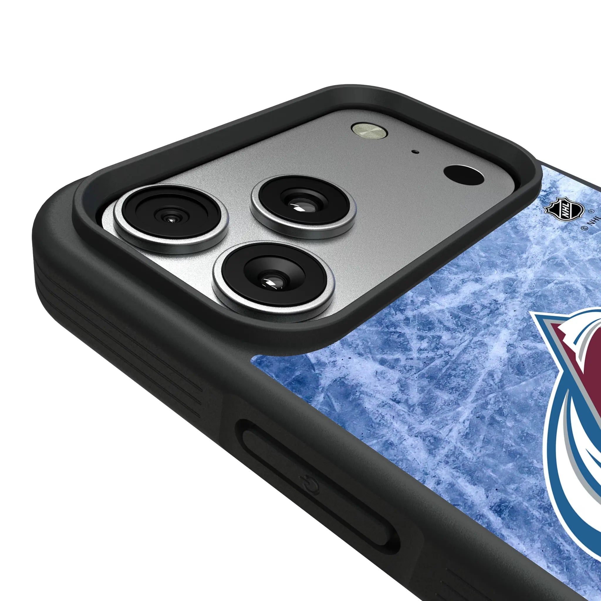Colorado Avalanche Ice Wordmark iPhone Bump Phone Case for Apple iPhone - Detail#Device_iPhone 17 Pro Max