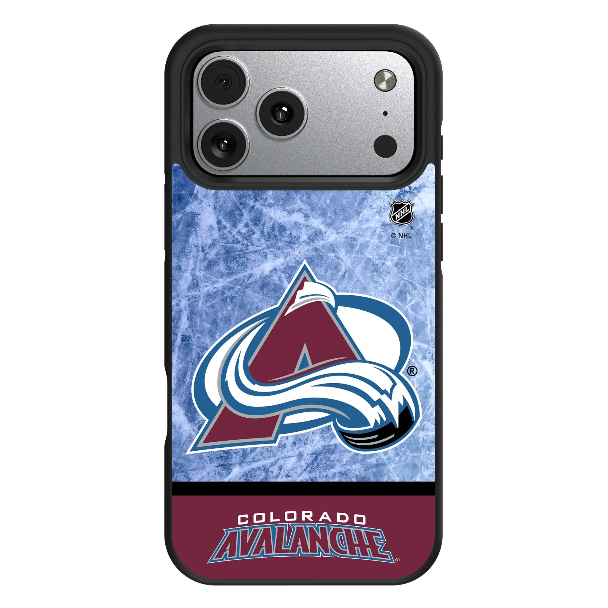 Colorado Avalanche Ice Wordmark iPhone Bump Phone Case for Apple iPhone#Device_iPhone 17 Pro Max