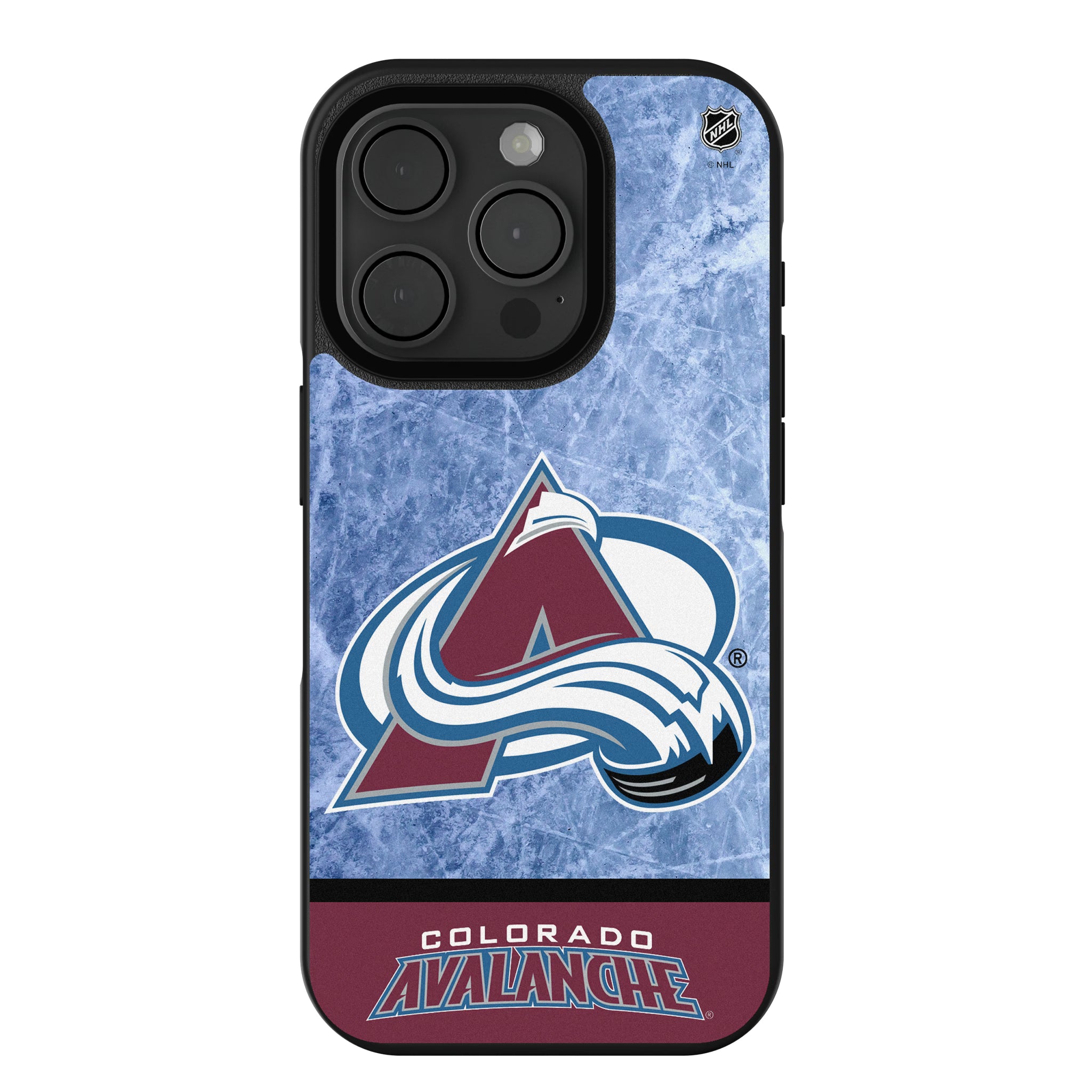 Colorado Avalanche Ice Wordmark iPhone Bump Phone Case for Apple iPhone