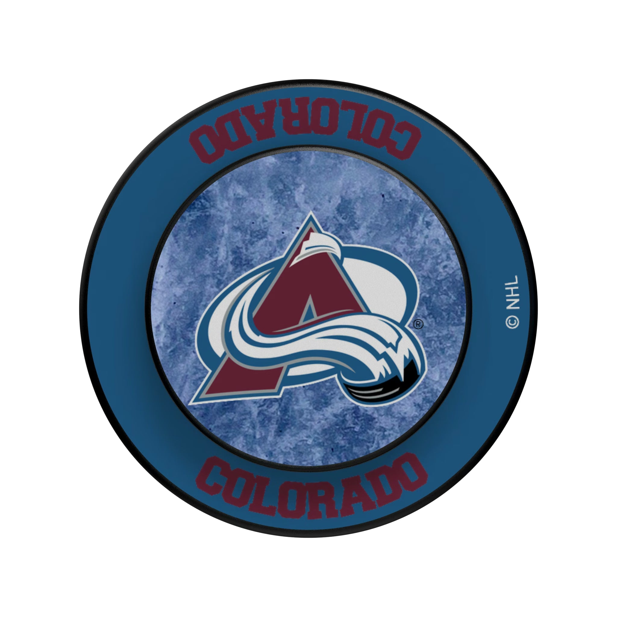 Colorado Avalanche Ice Wordmark Popsockets Round Magnetic