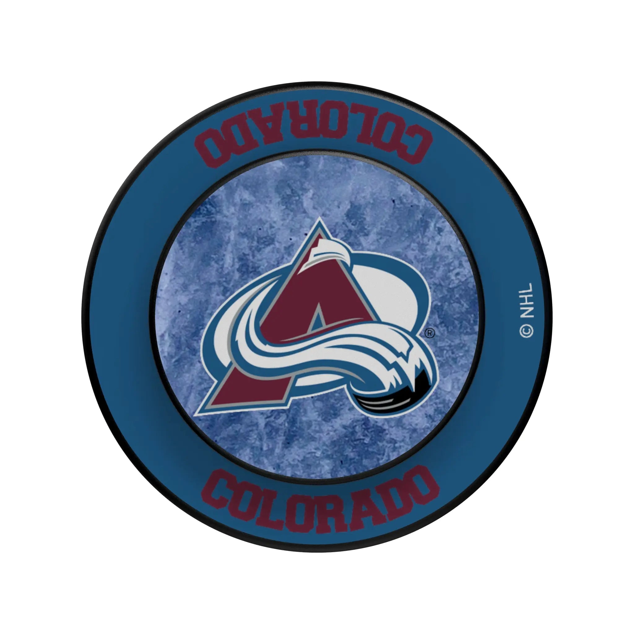 Colorado Avalanche Ice Wordmark Popsockets Round Magnetic