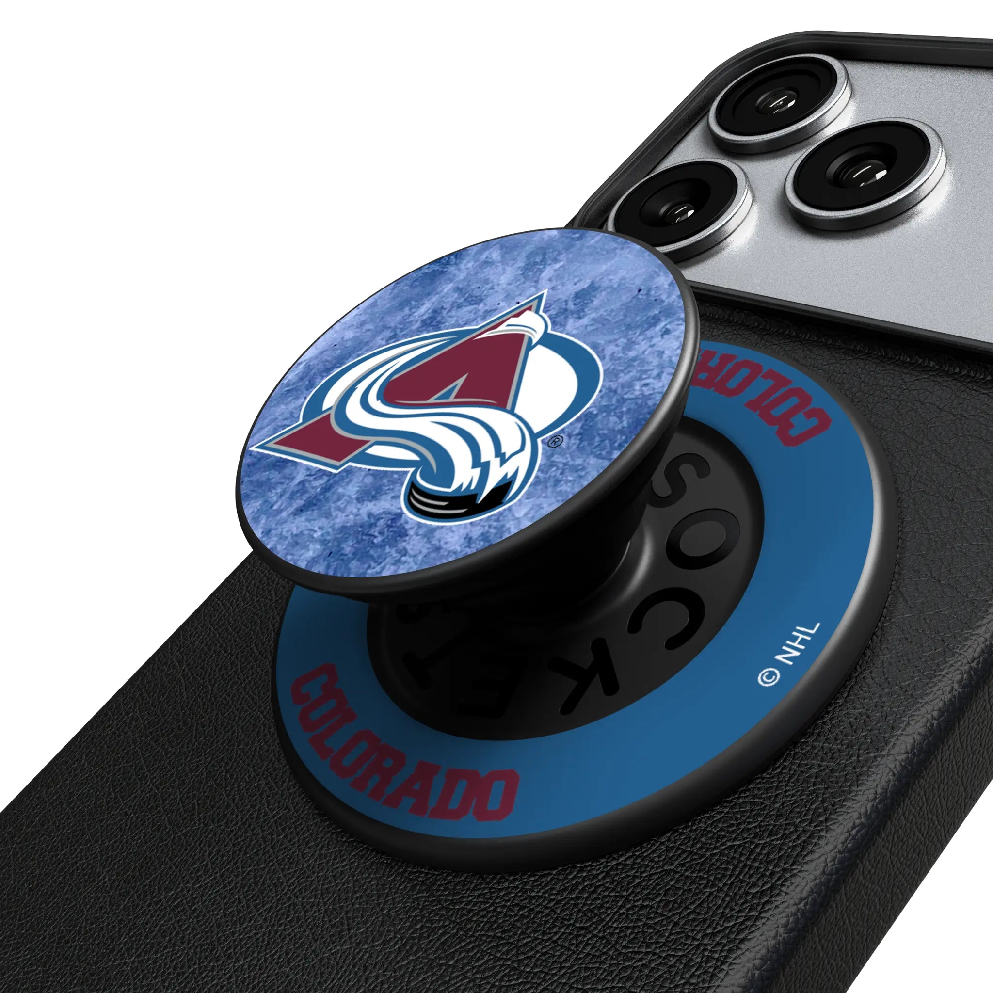 Colorado Avalanche Ice Wordmark Popsockets Round Magnetic