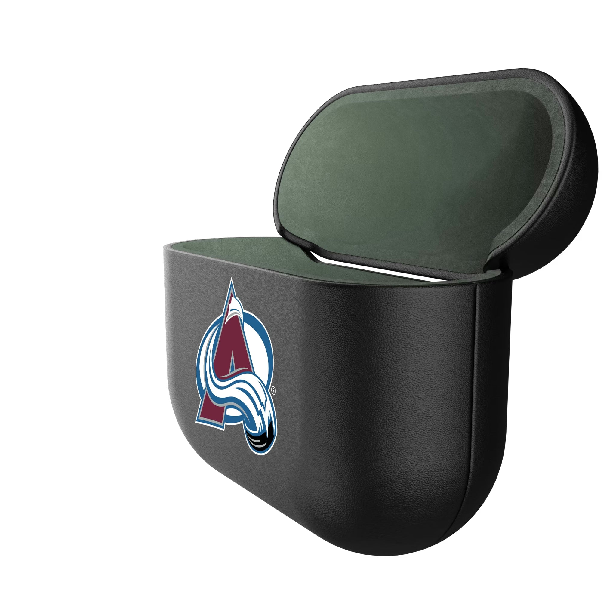 Colorado Avalanche Insignia AirPods AirPod Case Cover - Isometric View#Device_AirPods 3rd Gen