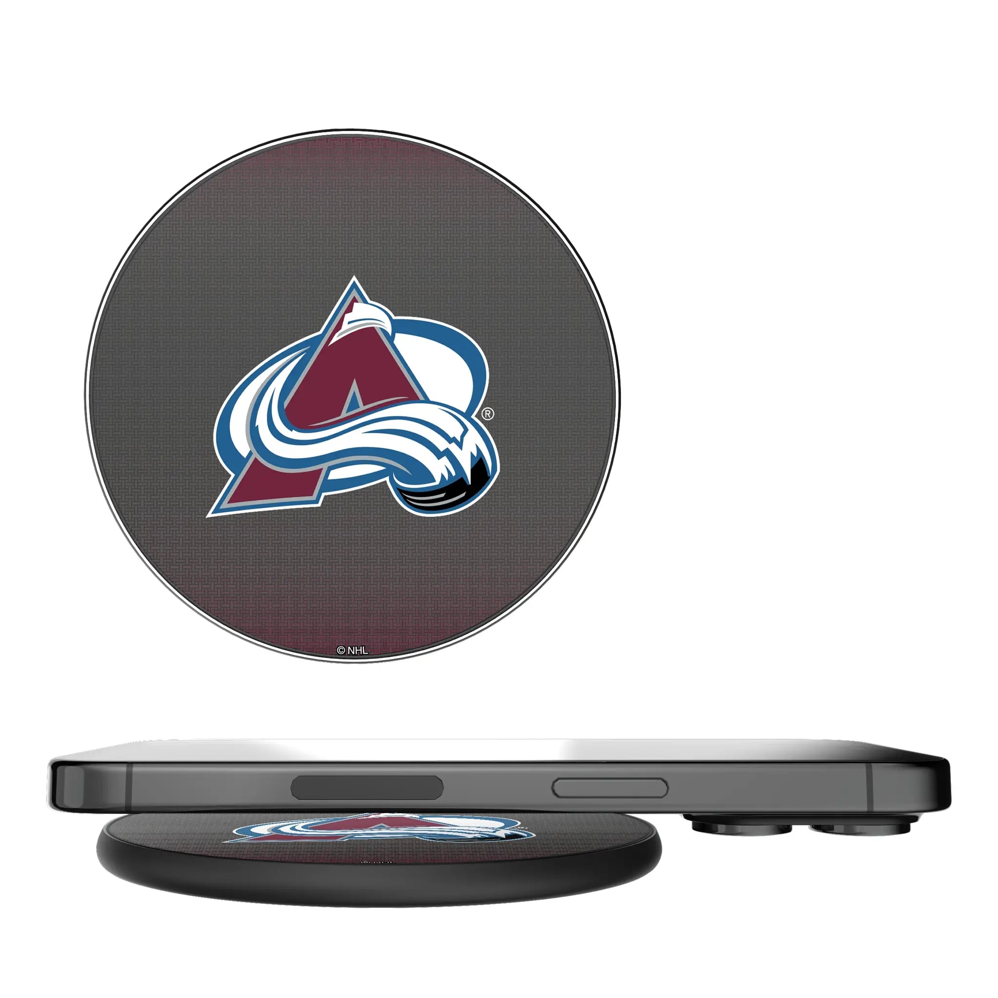 Colorado Avalanche Linen 15-Watt Wireless Charger