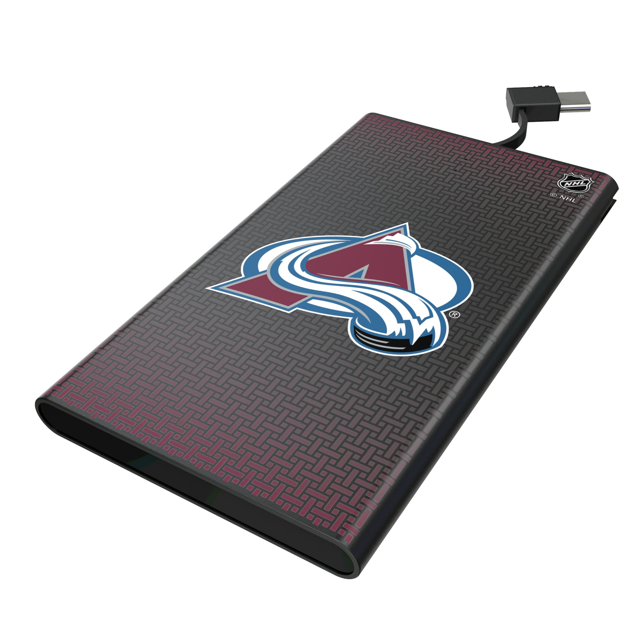 Colorado Avalanche Linen 5000mAh Flat Powerbank