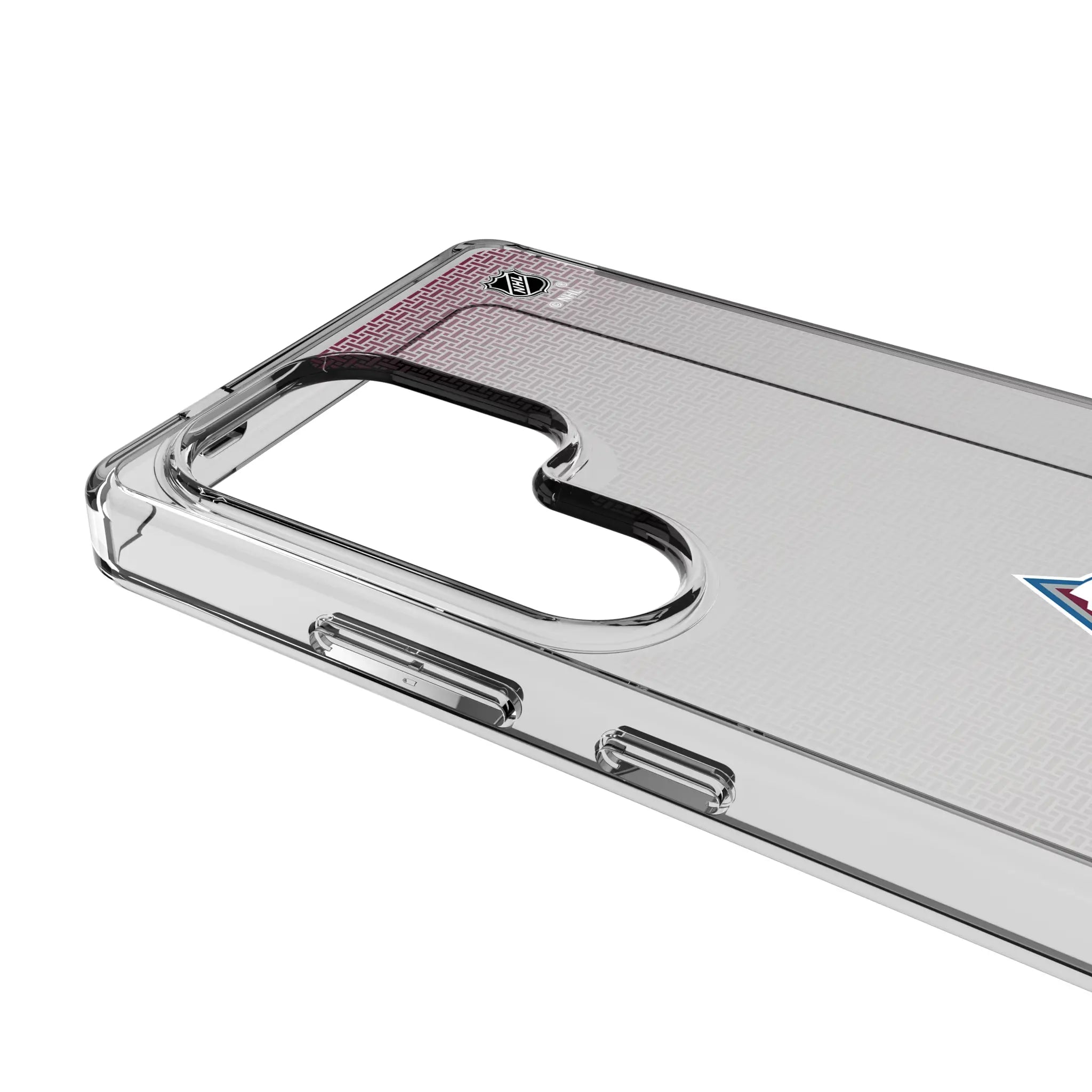 Colorado Avalanche Linen Galaxy Clear Phone Case for Samsung Galaxy - Detail#Device_Galaxy S25 Ultra