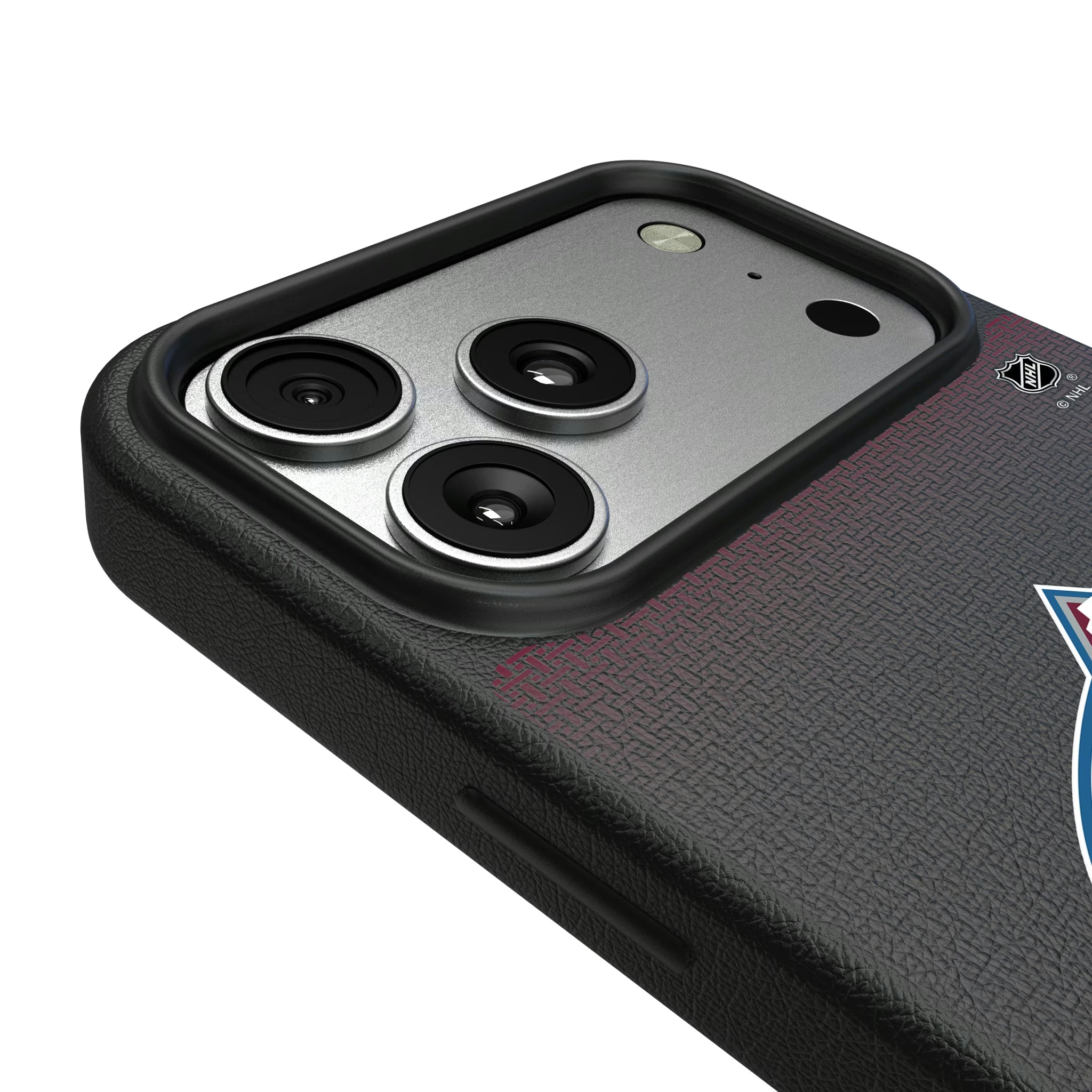 Colorado Avalanche Linen iPhone MagSafe Compatible Phone Case for Apple iPhone - Detail#Device_iPhone 17 Pro Max