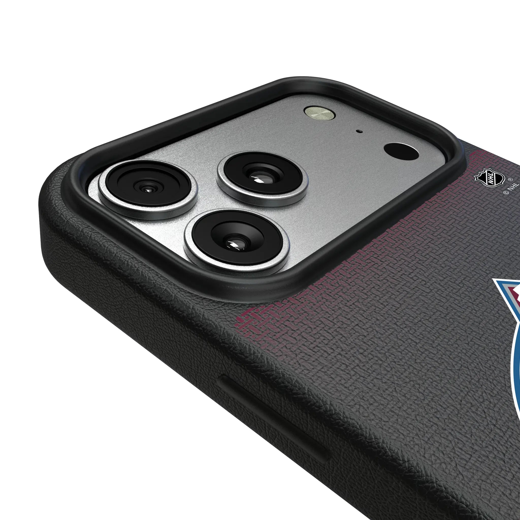 Colorado Avalanche Linen iPhone MagSafe Compatible Phone Case for Apple iPhone - Detail#Device_iPhone 17 Pro Max