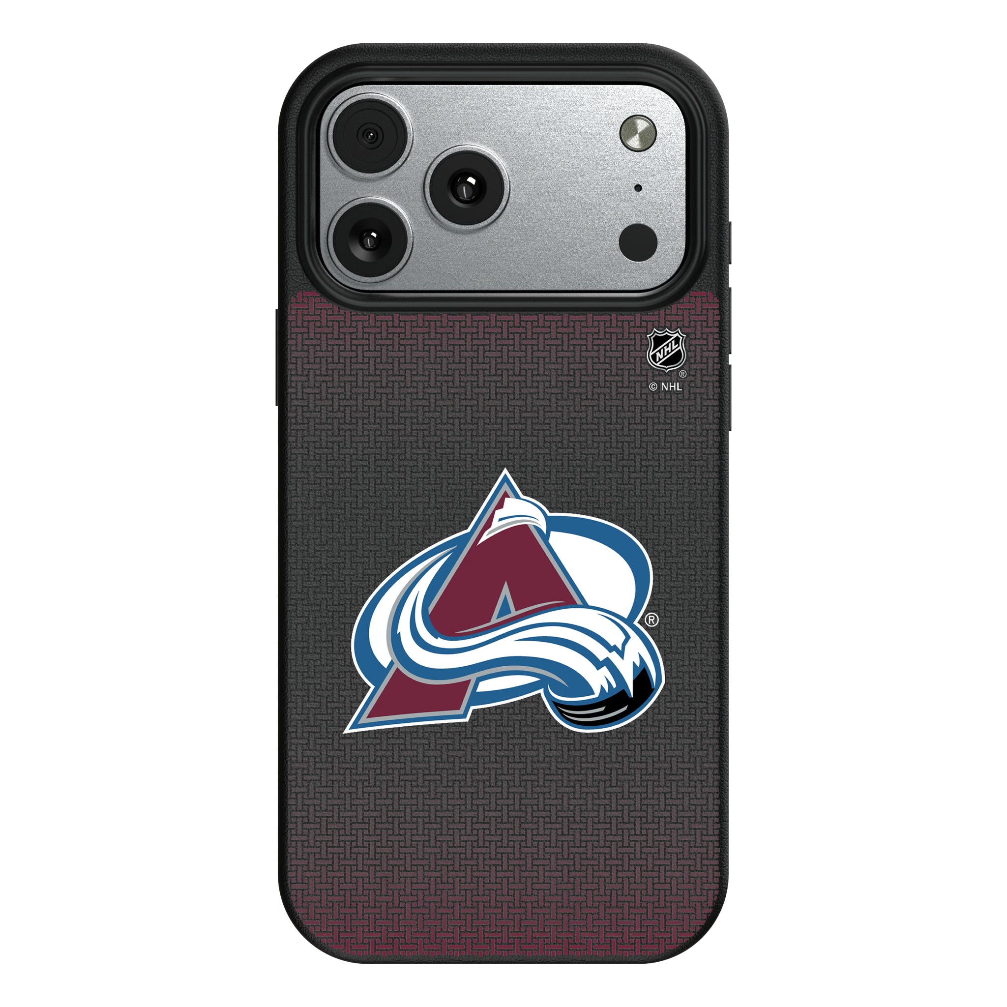 Colorado Avalanche Linen iPhone MagSafe Compatible Phone Case for Apple iPhone#Device_iPhone 17 Pro Max