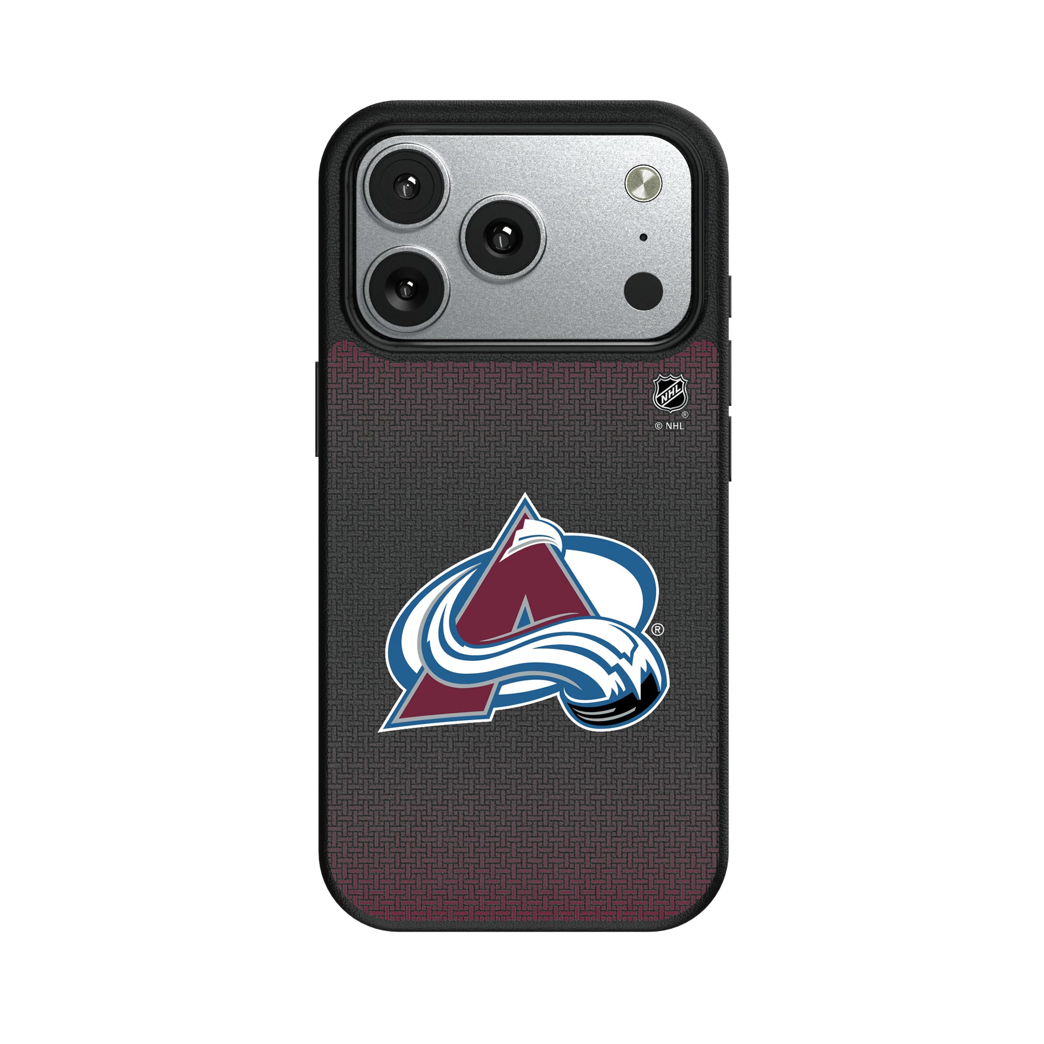 Colorado Avalanche Linen iPhone MagSafe Compatible Phone Case for Apple iPhone#Device_iPhone 17 Pro