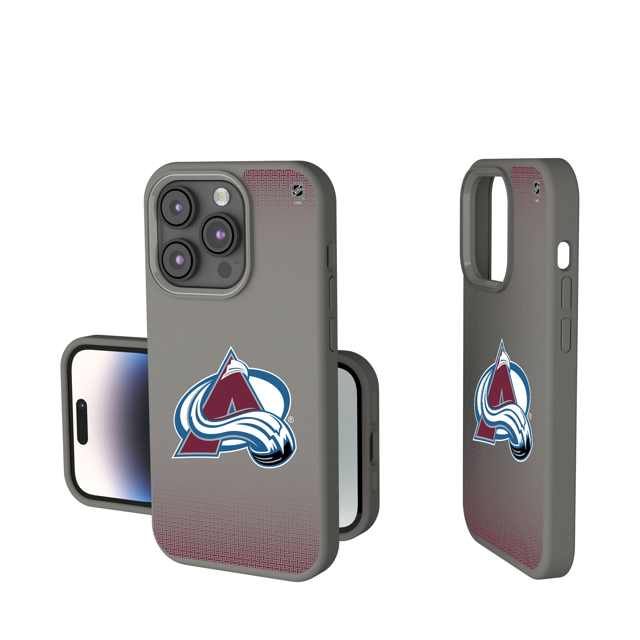 Colorado Avalanche Linen iPhone Soft Touch Phone Case for Apple iPhone