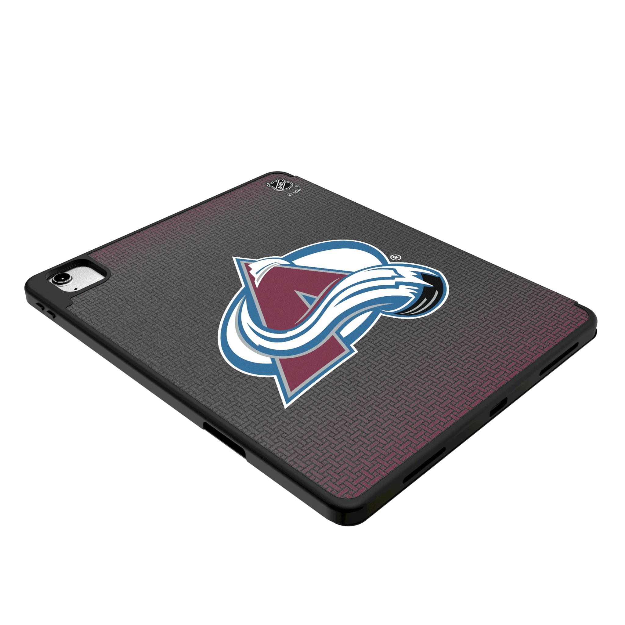 Colorado Avalanche Linen iPad Tablet Case for Apple iPad - Isometric View
