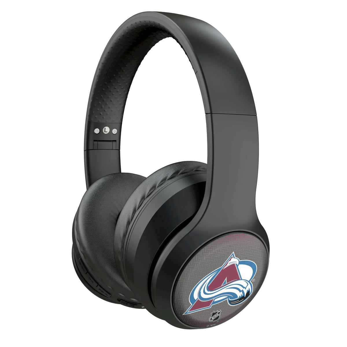 Colorado Avalanche Linen Wireless Over-Ear Headphones With Case