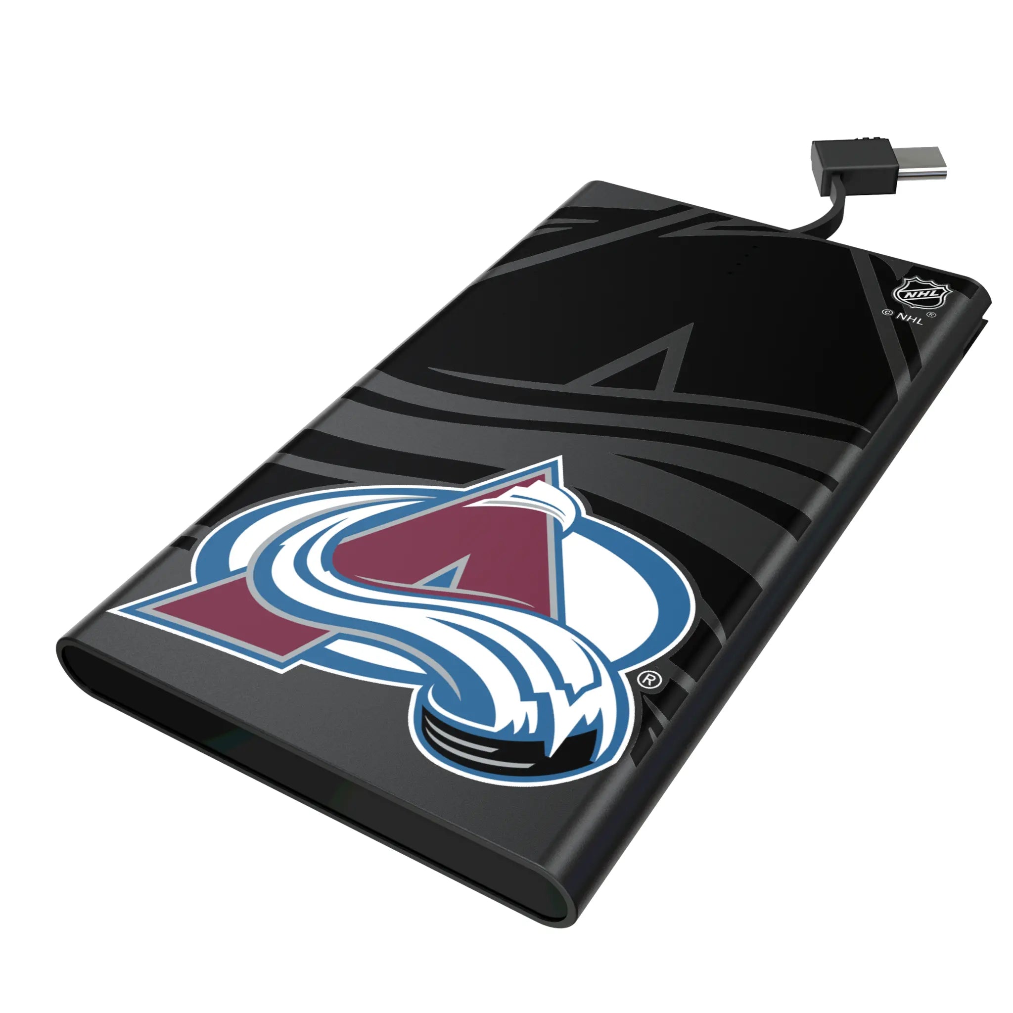 Colorado Avalanche Monocolor Tilt 5000mAh Flat Power Bank