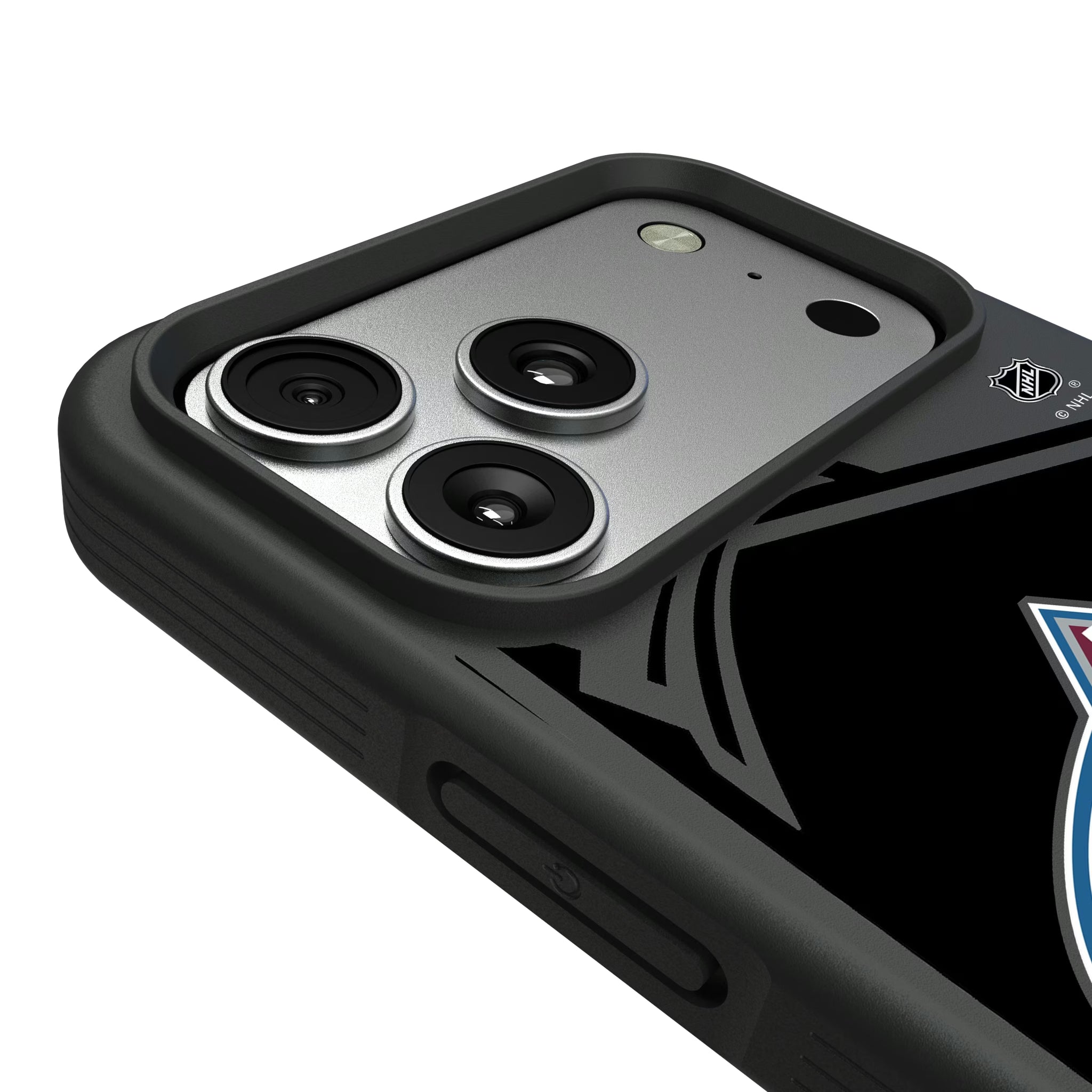 Colorado Avalanche Monocolor Tilt iPhone Bump Phone Case for Apple iPhone - Detail#Device_iPhone 17 Pro Max