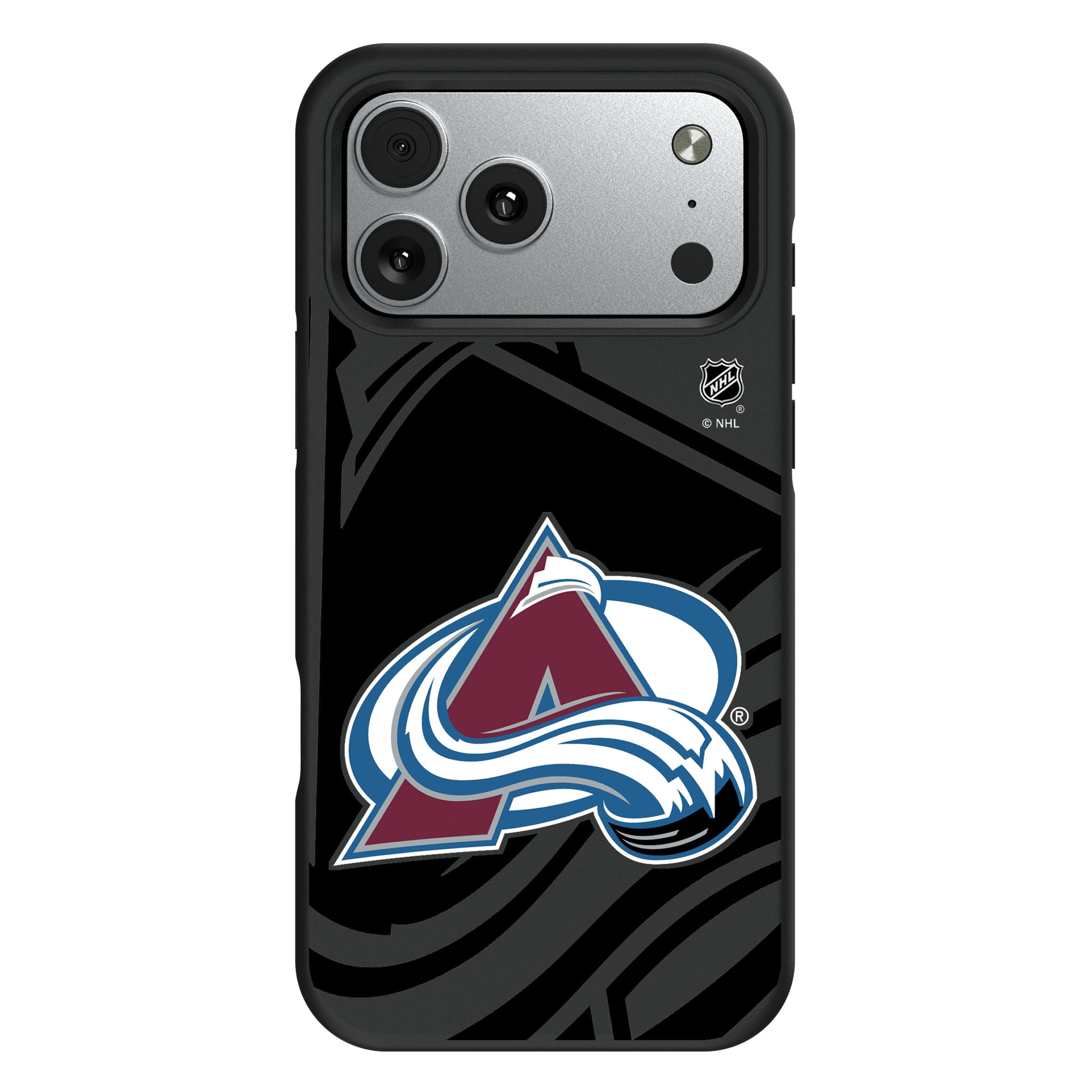 Colorado Avalanche Monocolor Tilt iPhone Bump Phone Case for Apple iPhone#Device_iPhone 17 Pro Max