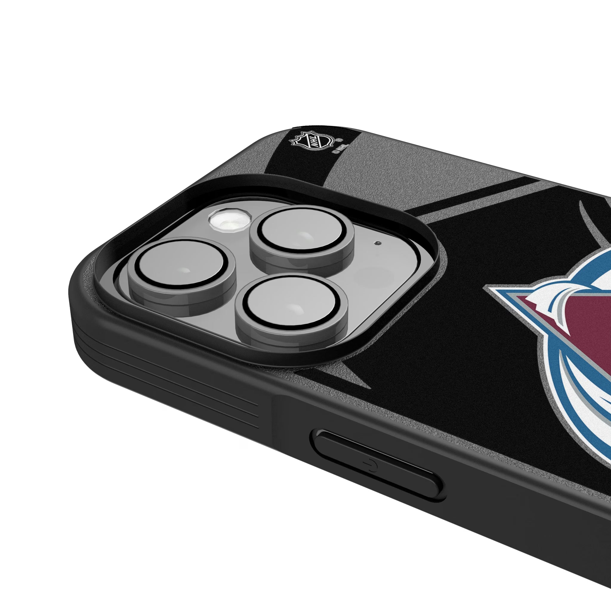 Colorado Avalanche Monocolor Tilt iPhone Bump Phone Case for Apple iPhone - Detail