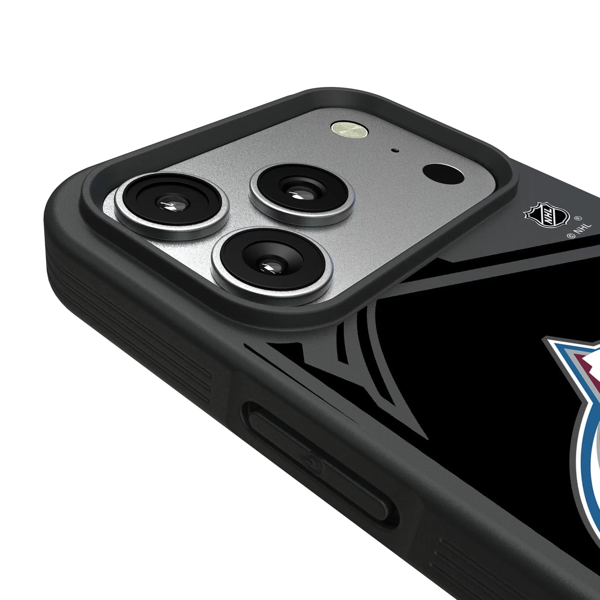 Colorado Avalanche Monocolor Tilt iPhone Bump Phone Case for Apple iPhone - Detail#Device_iPhone 17 Pro