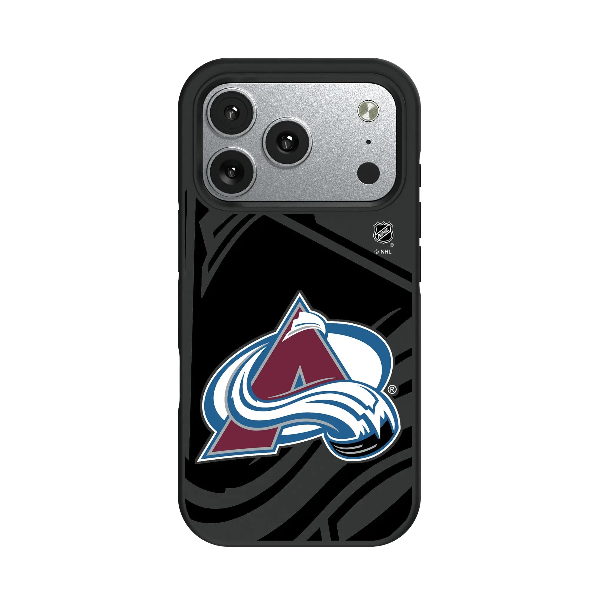 Colorado Avalanche Monocolor Tilt iPhone Bump Phone Case for Apple iPhone#Device_iPhone 17 Pro