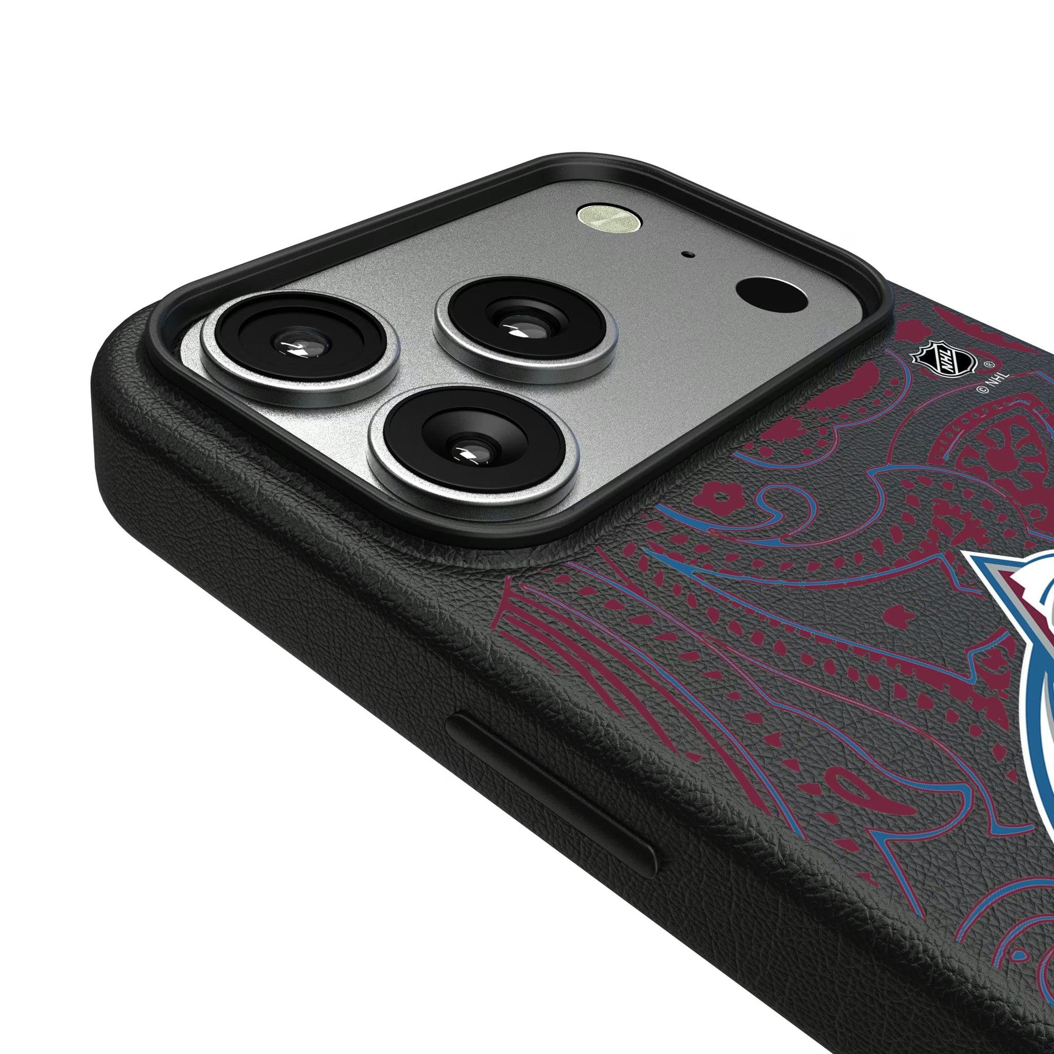 Colorado Avalanche Paisley iPhone MagSafe Compatible Phone Case for Apple iPhone - Detail#Device_iPhone 17 Pro