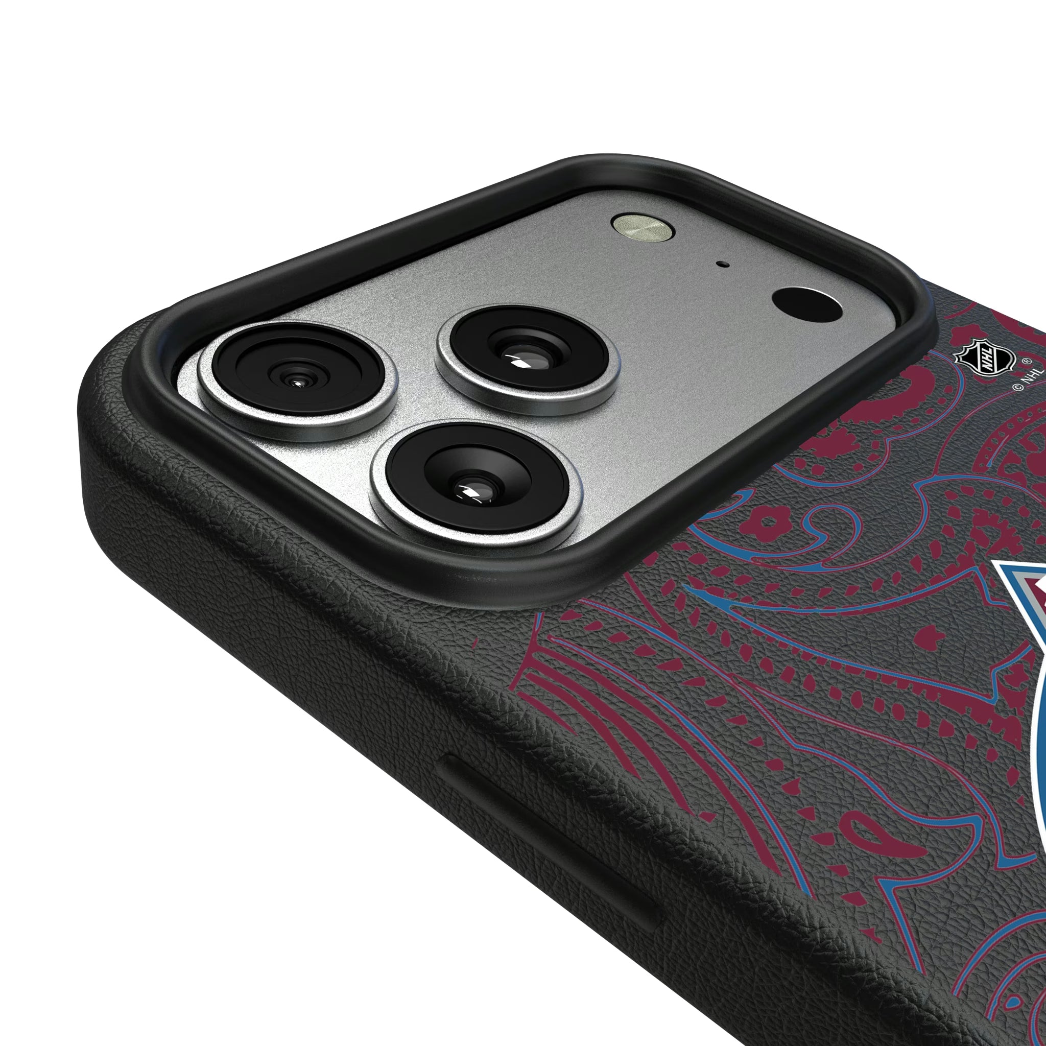 Colorado Avalanche Paisley iPhone MagSafe Compatible Phone Case for Apple iPhone - Detail#Device_iPhone 17 Pro Max