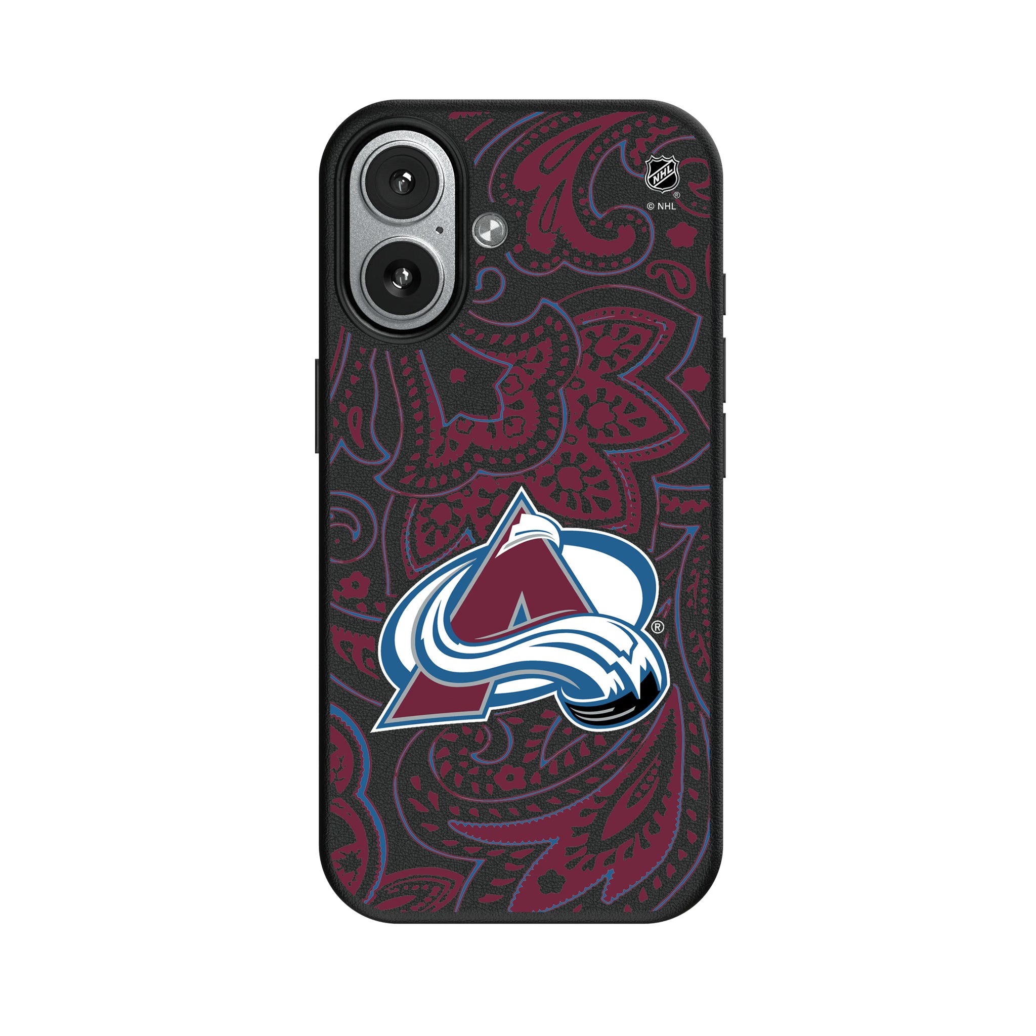 Colorado Avalanche Paisley iPhone MagSafe Compatible Phone Case for Apple iPhone#Device_iPhone 17