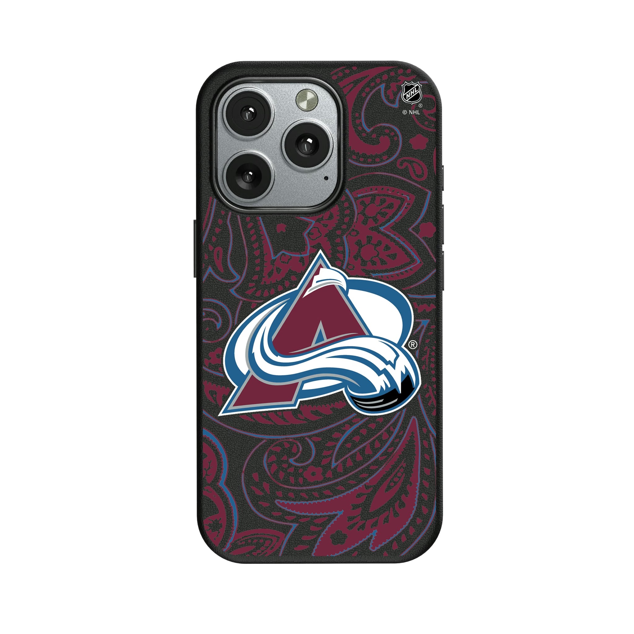 Colorado Avalanche Paisley iPhone MagSafe Compatible Phone Case for Apple iPhone