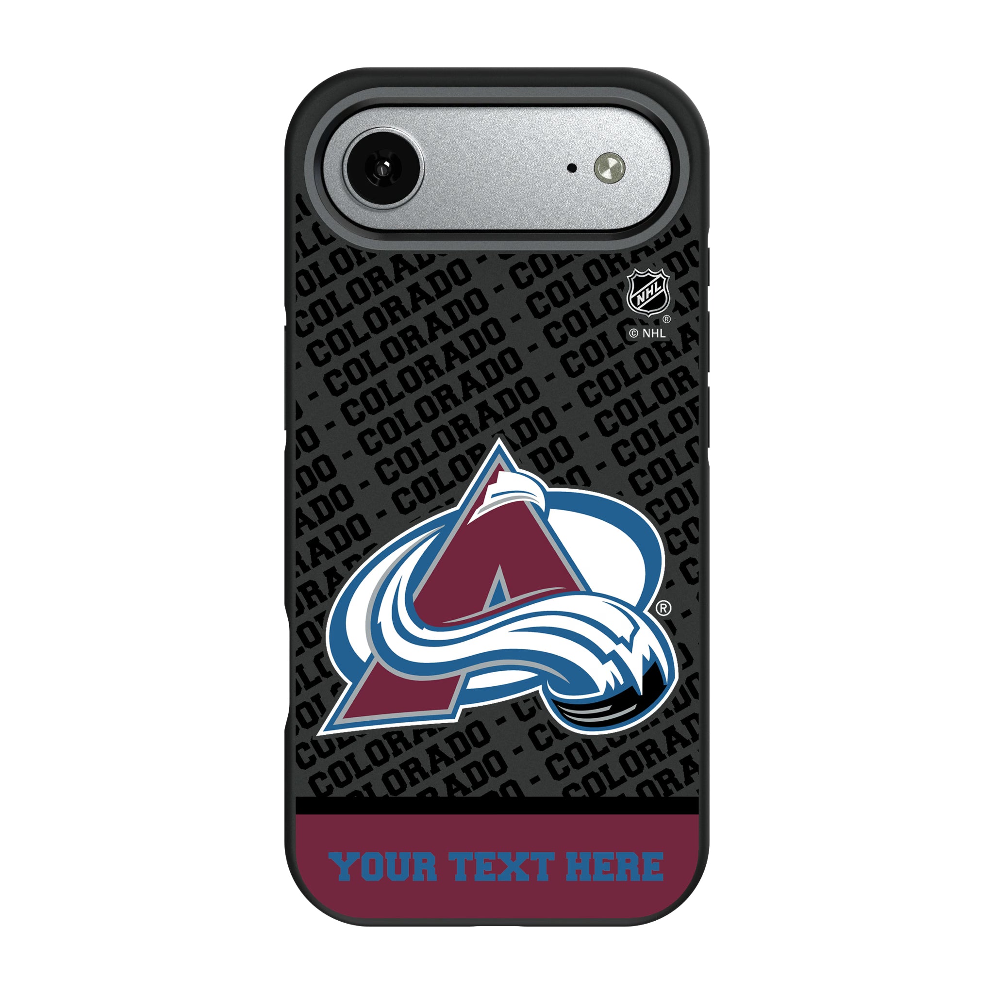Colorado Avalanche Personalized EndZone Plus iPhone Bump Phone Case for Apple iPhone#Device_iPhone Air