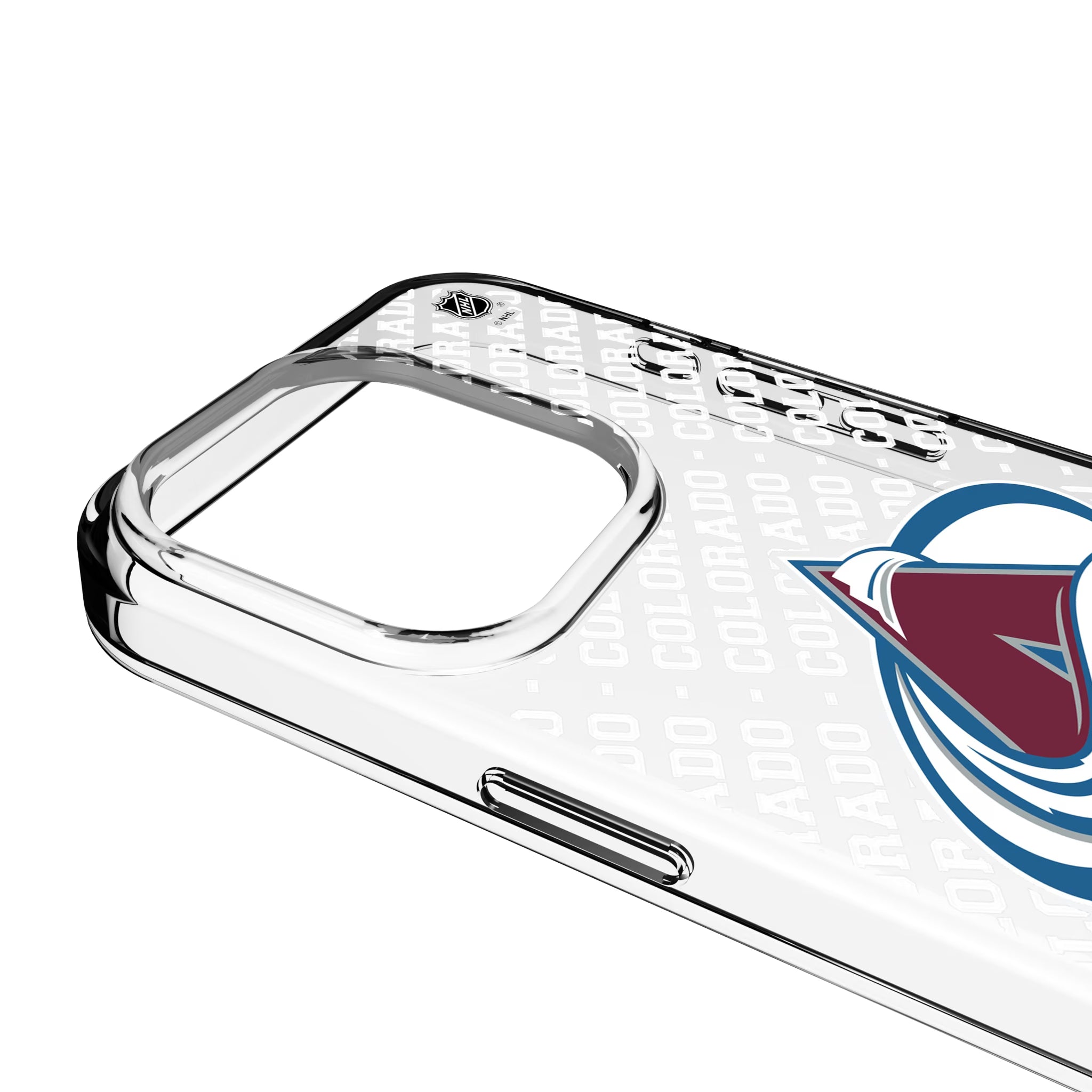 Colorado Avalanche Personalized EndZone Plus iPhone Clear Phone Case for Apple iPhone - Detail