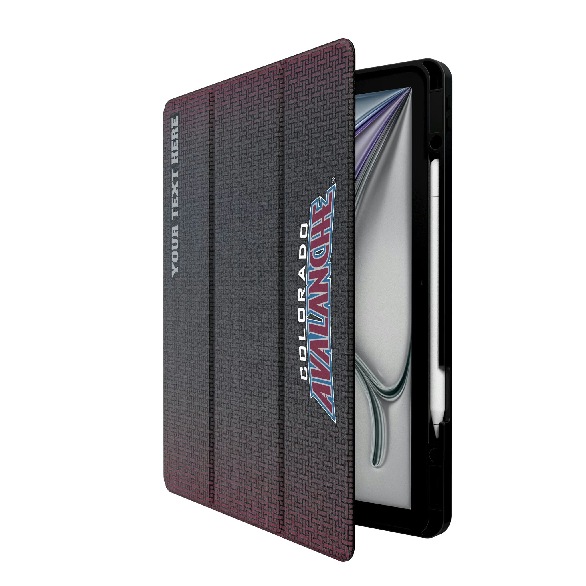 Colorado Avalanche Personalized Linen iPad Tablet Case for Apple iPad