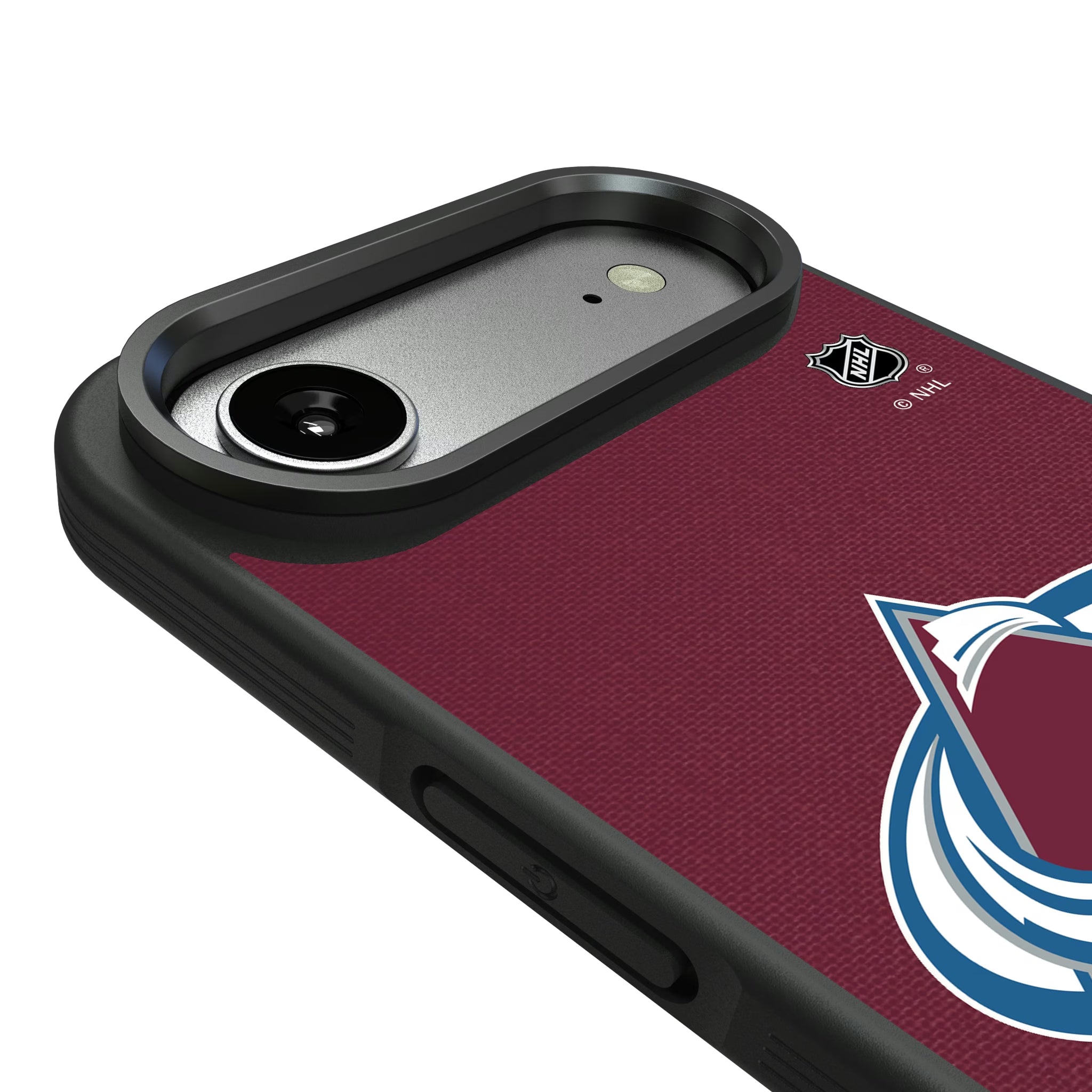 Colorado Avalanche Personalized Stripe iPhone Bump Phone Case for Apple iPhone - Detail#Device_iPhone Air