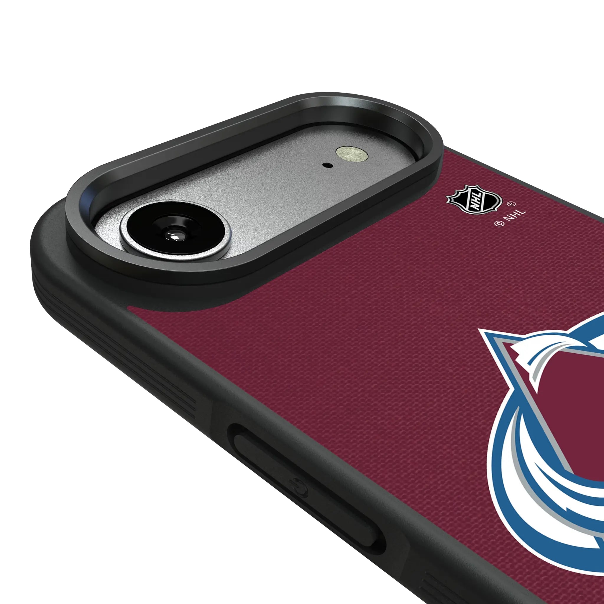 Colorado Avalanche Personalized Stripe iPhone Bump Phone Case for Apple iPhone - Detail#Device_iPhone Air