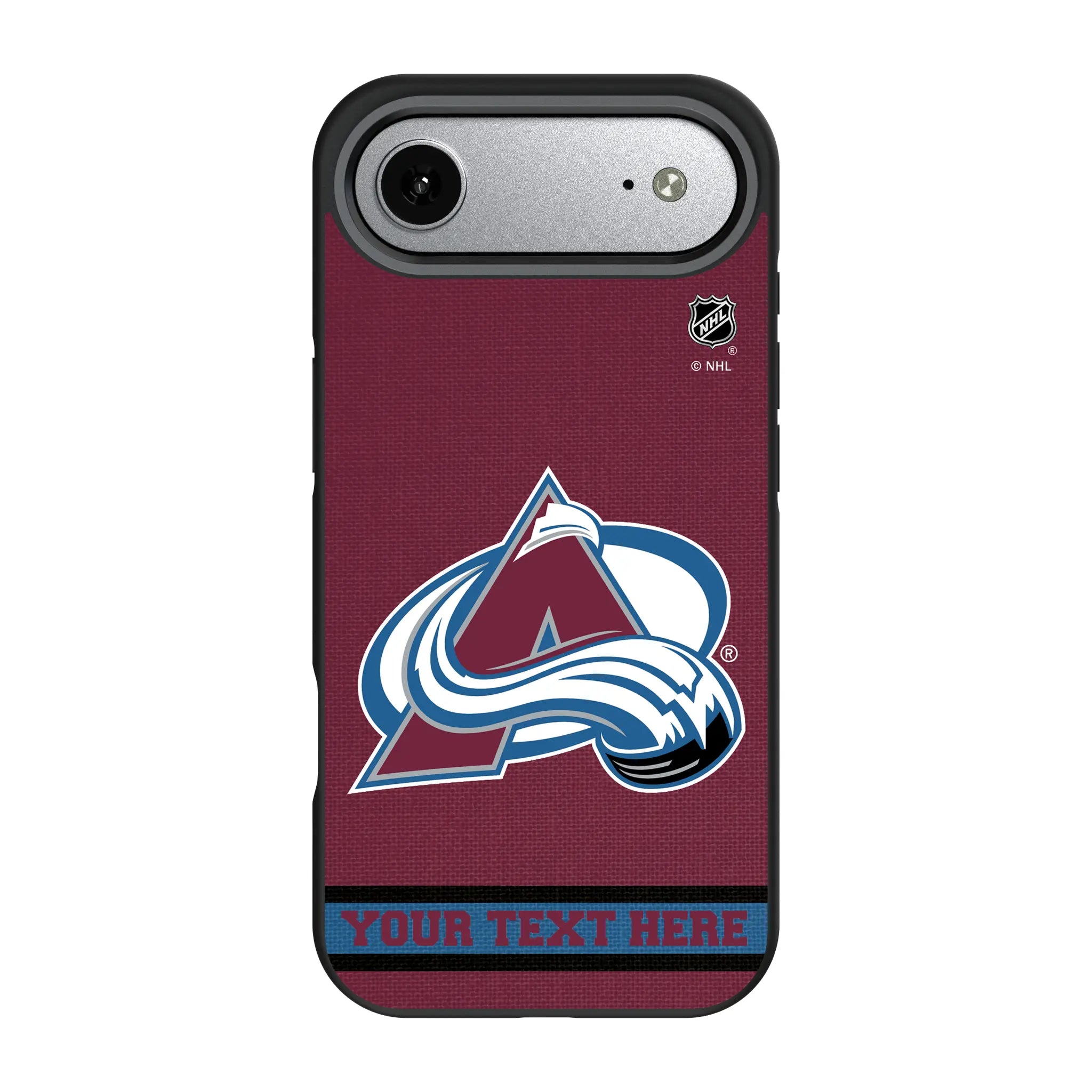 Colorado Avalanche Personalized Stripe iPhone Bump Phone Case for Apple iPhone#Device_iPhone Air