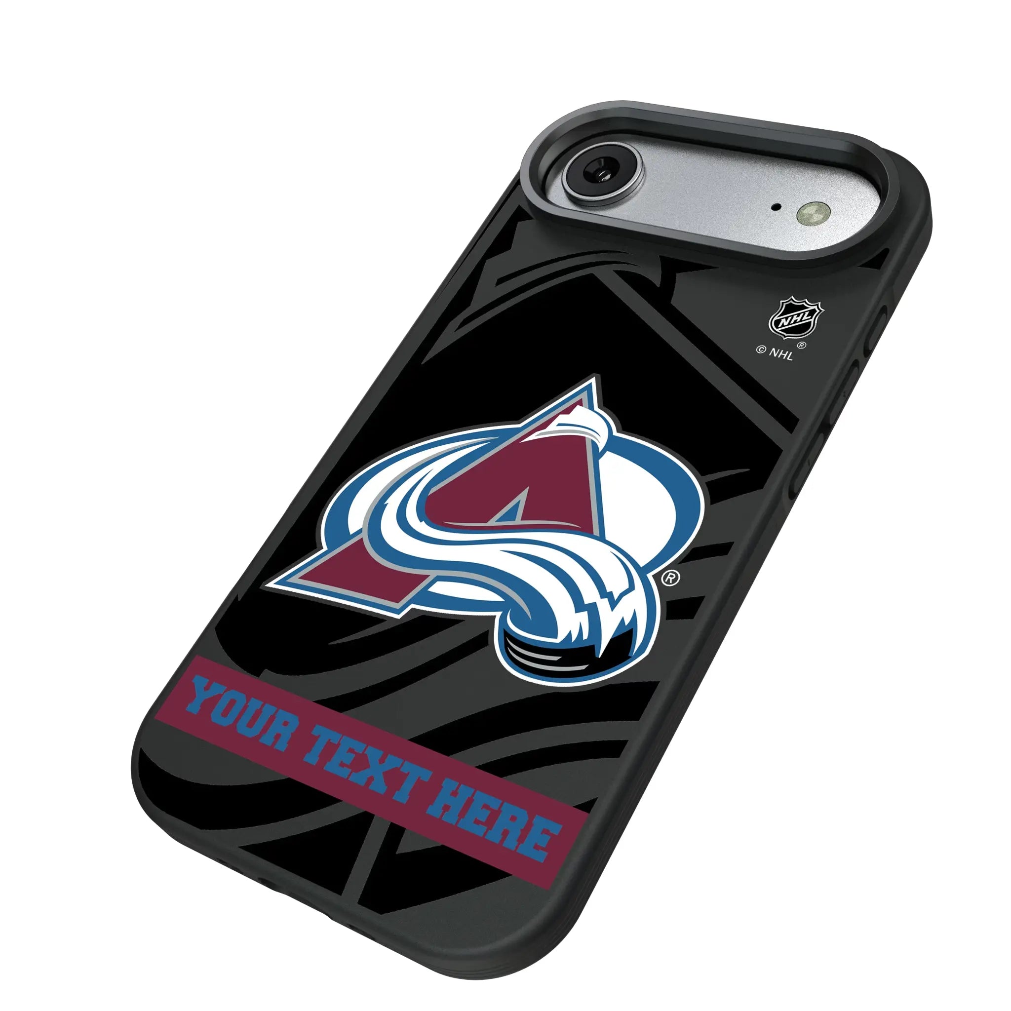 Colorado Avalanche Personalized Tilt iPhone Bump Phone Case for Apple iPhone - Isometric View#Device_iPhone Air
