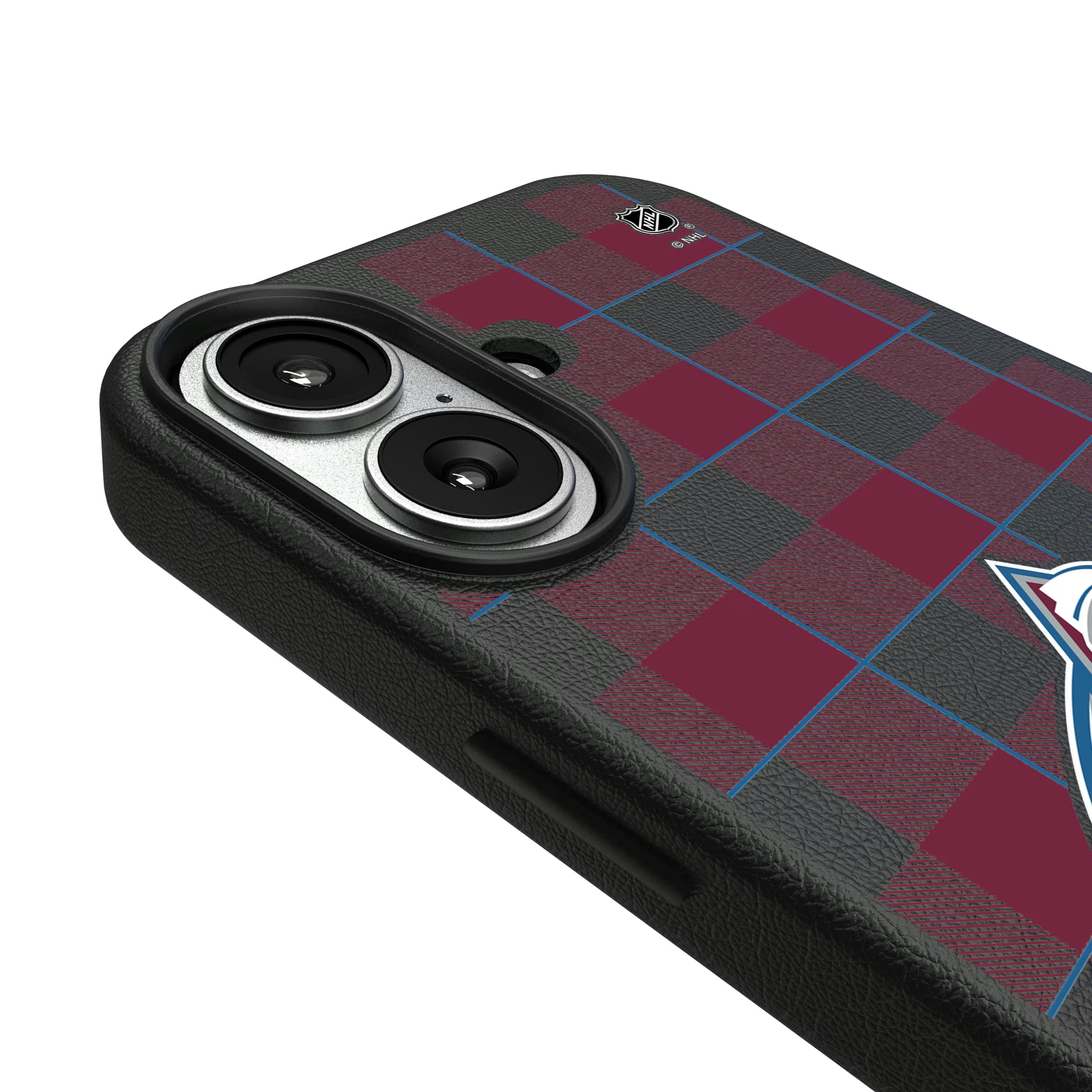 Colorado Avalanche Plaid iPhone MagSafe Compatible Phone Case for Apple iPhone - Detail#Device_iPhone 17
