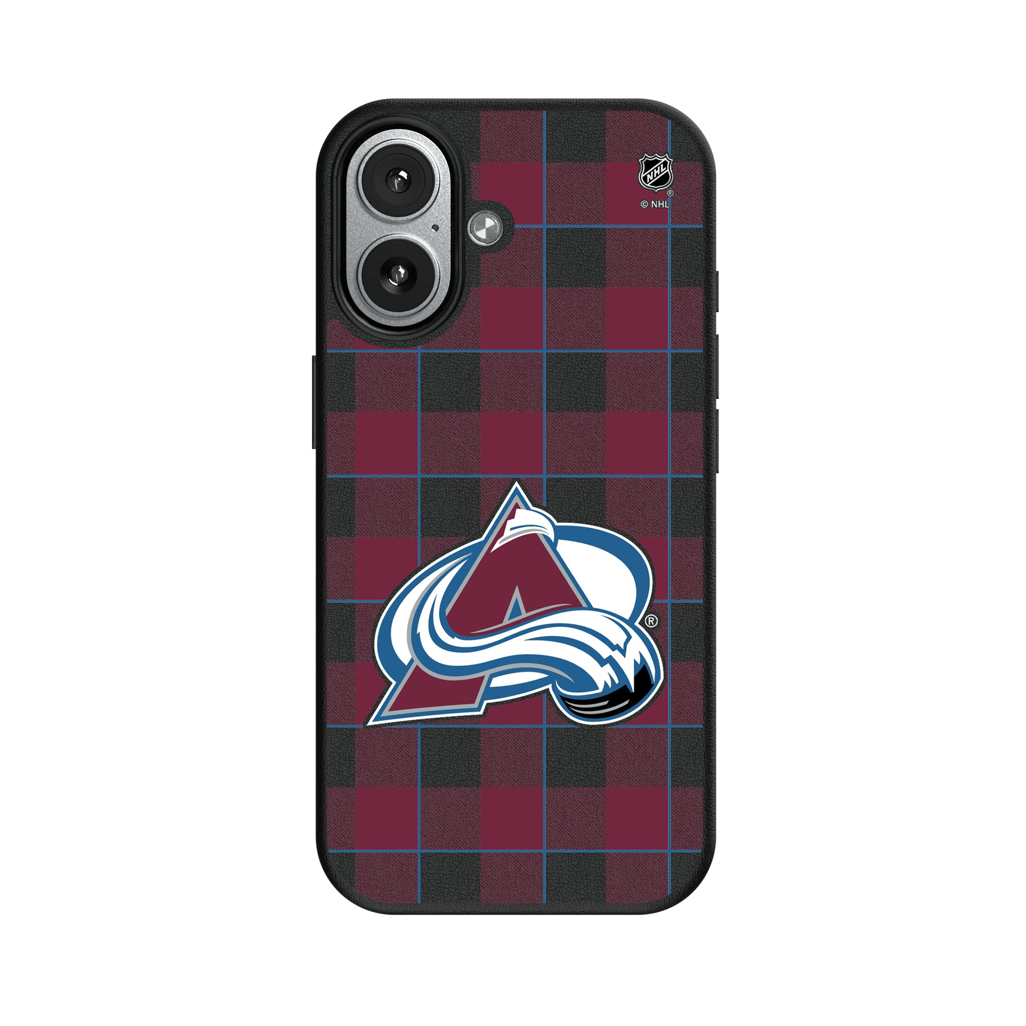 Colorado Avalanche Plaid iPhone MagSafe Compatible Phone Case for Apple iPhone#Device_iPhone 17