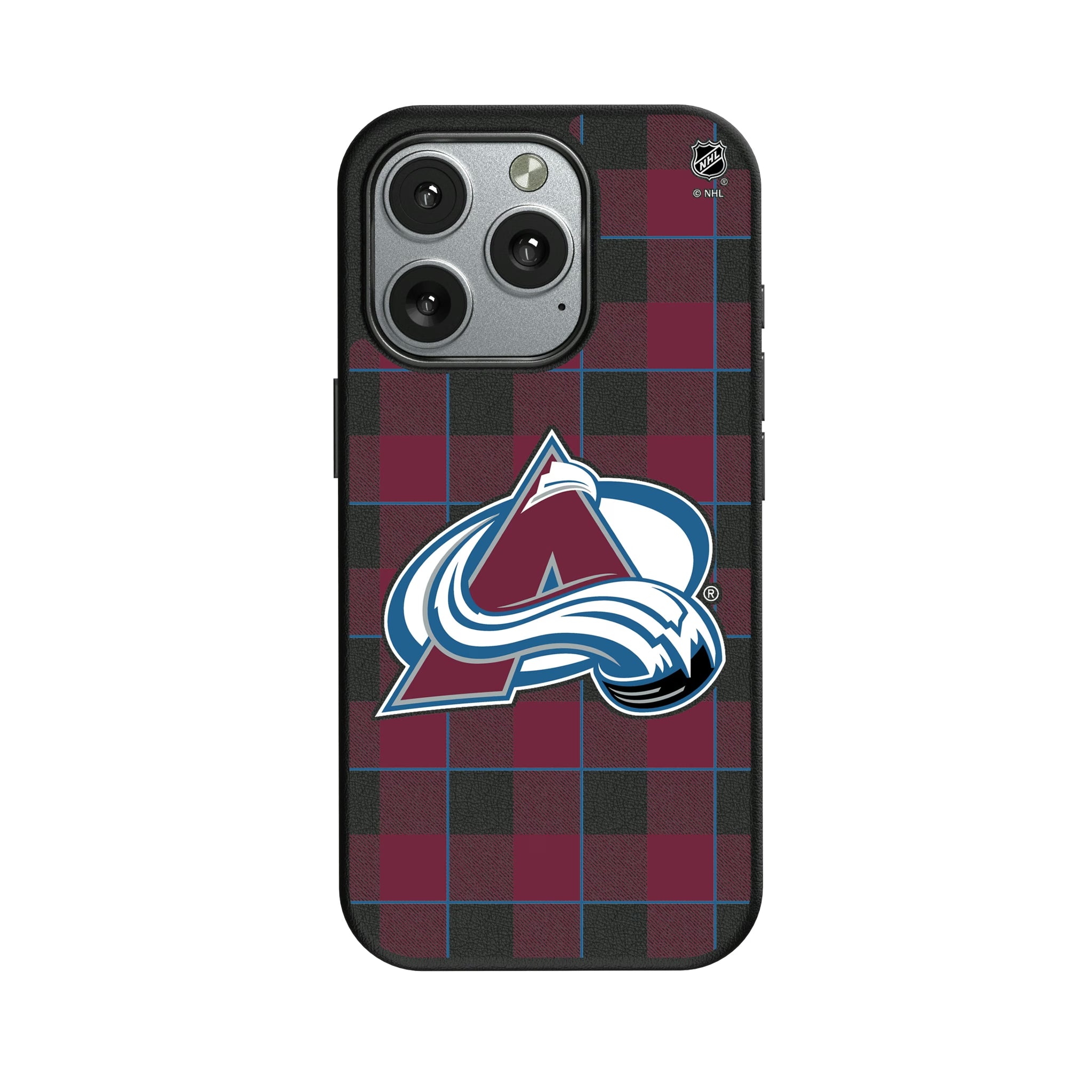 Colorado Avalanche Plaid iPhone MagSafe Compatible Phone Case for Apple iPhone