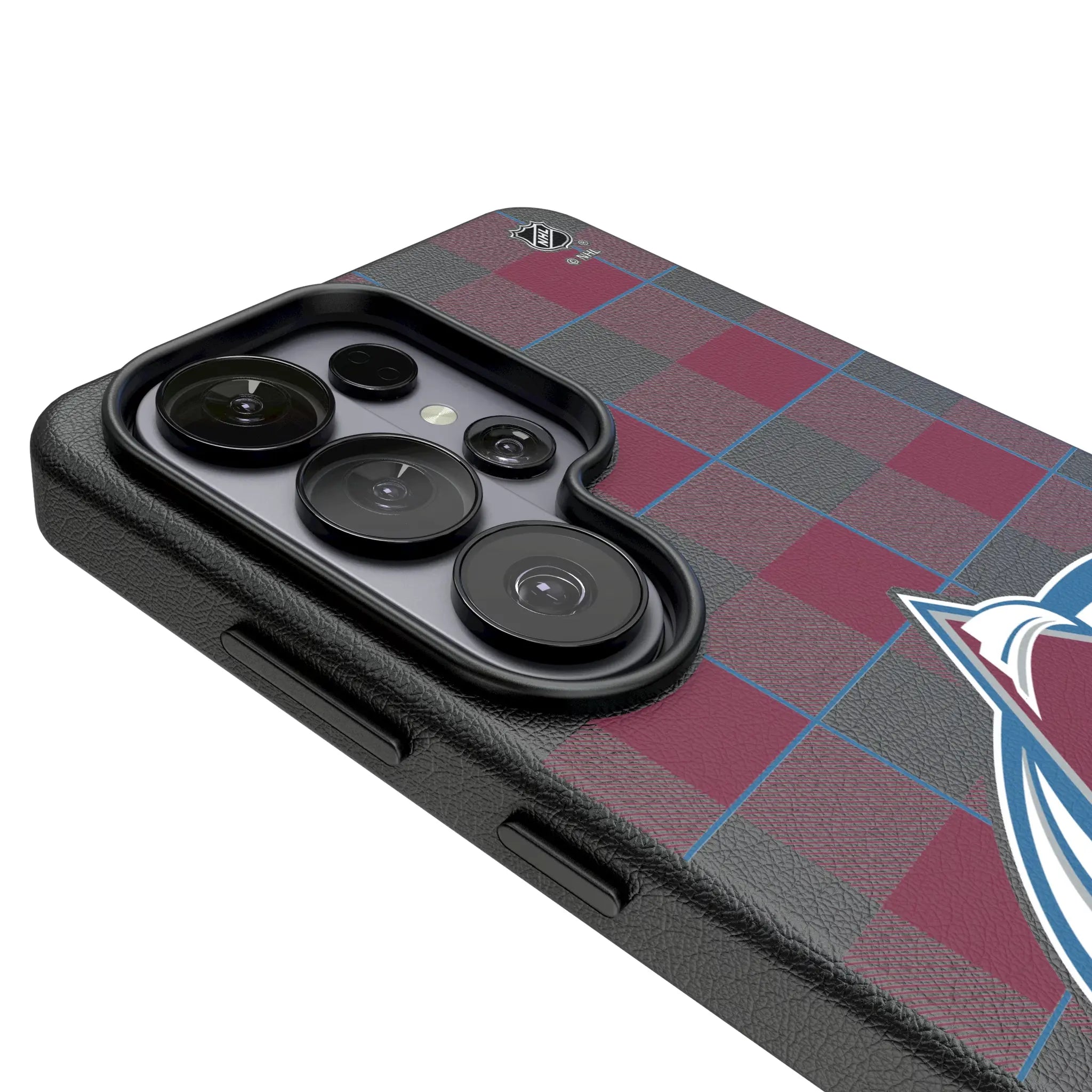 Colorado Avalanche Plaid Galaxy MagSafe Compatible Phone Case for Samsung Galaxy - Detail#Device_Galaxy S26 Ultra