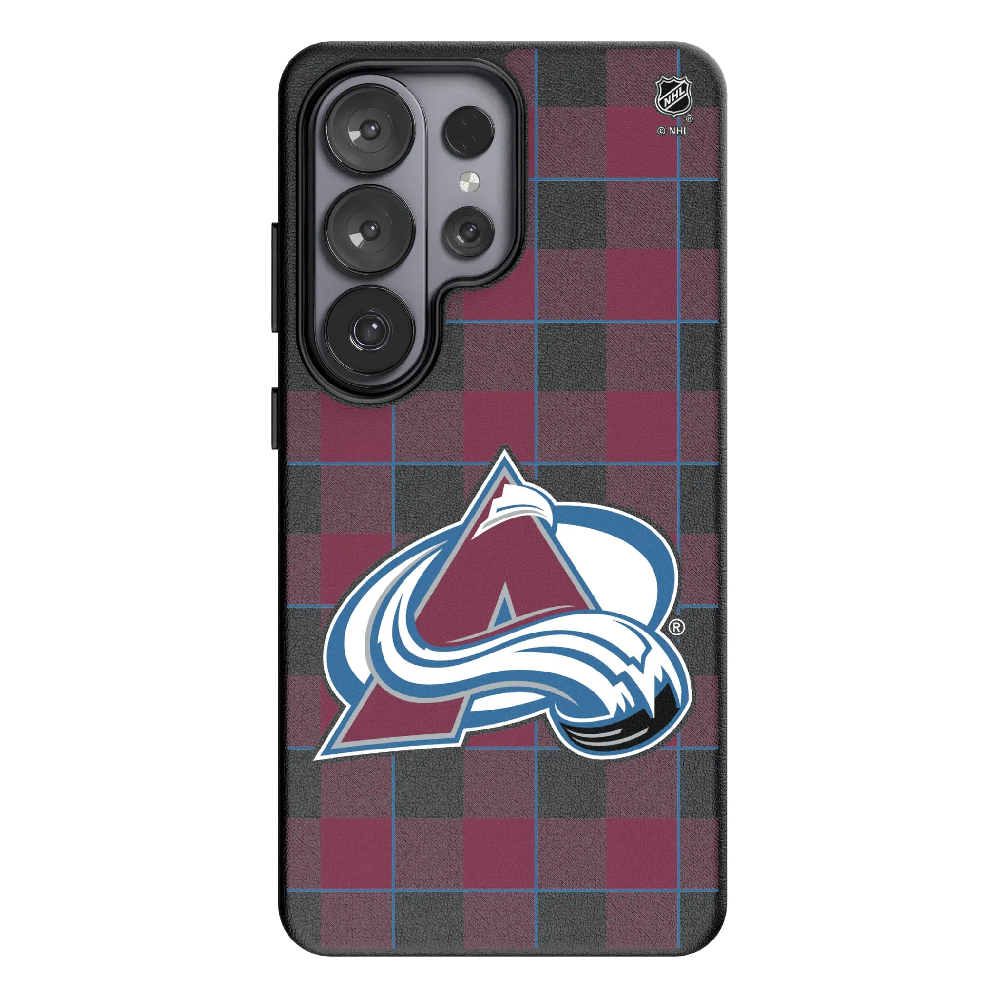 Colorado Avalanche Plaid Galaxy MagSafe Compatible Phone Case for Samsung Galaxy#Device_Galaxy S26 Ultra
