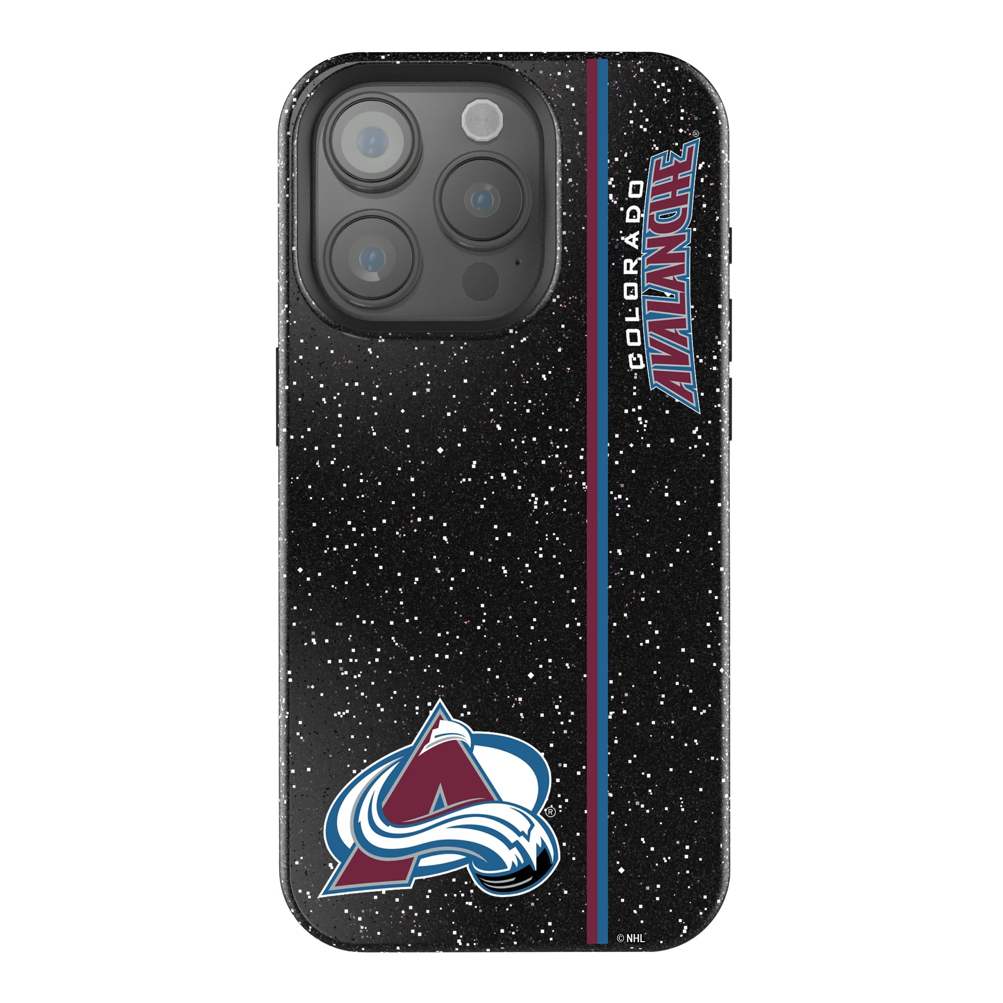 Colorado Avalanche Sidebar iPhone Bling Phone Case for Apple iPhone
