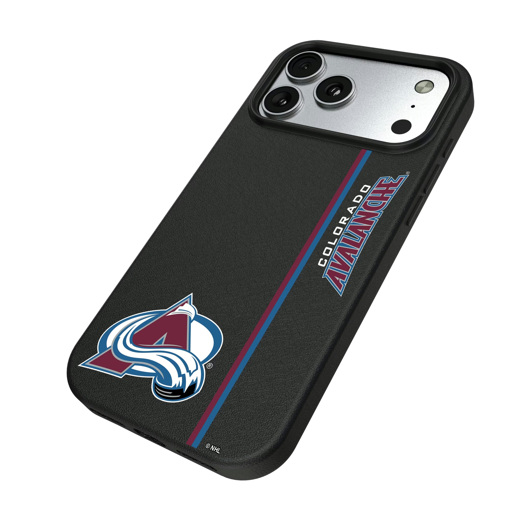 Colorado Avalanche Sidebar iPhone MagSafe Compatible Phone Case for Apple iPhone - Isometric View#Device_iPhone 17 Pro Max