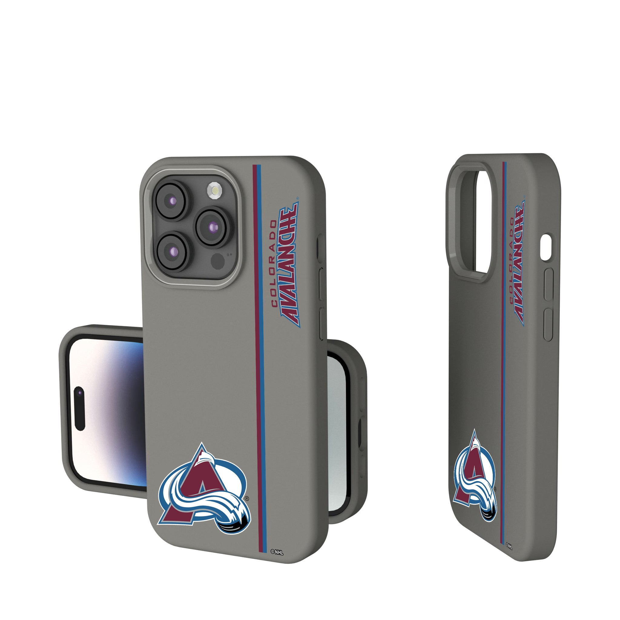Colorado Avalanche Sidebar iPhone Soft Touch Phone Case for Apple iPhone
