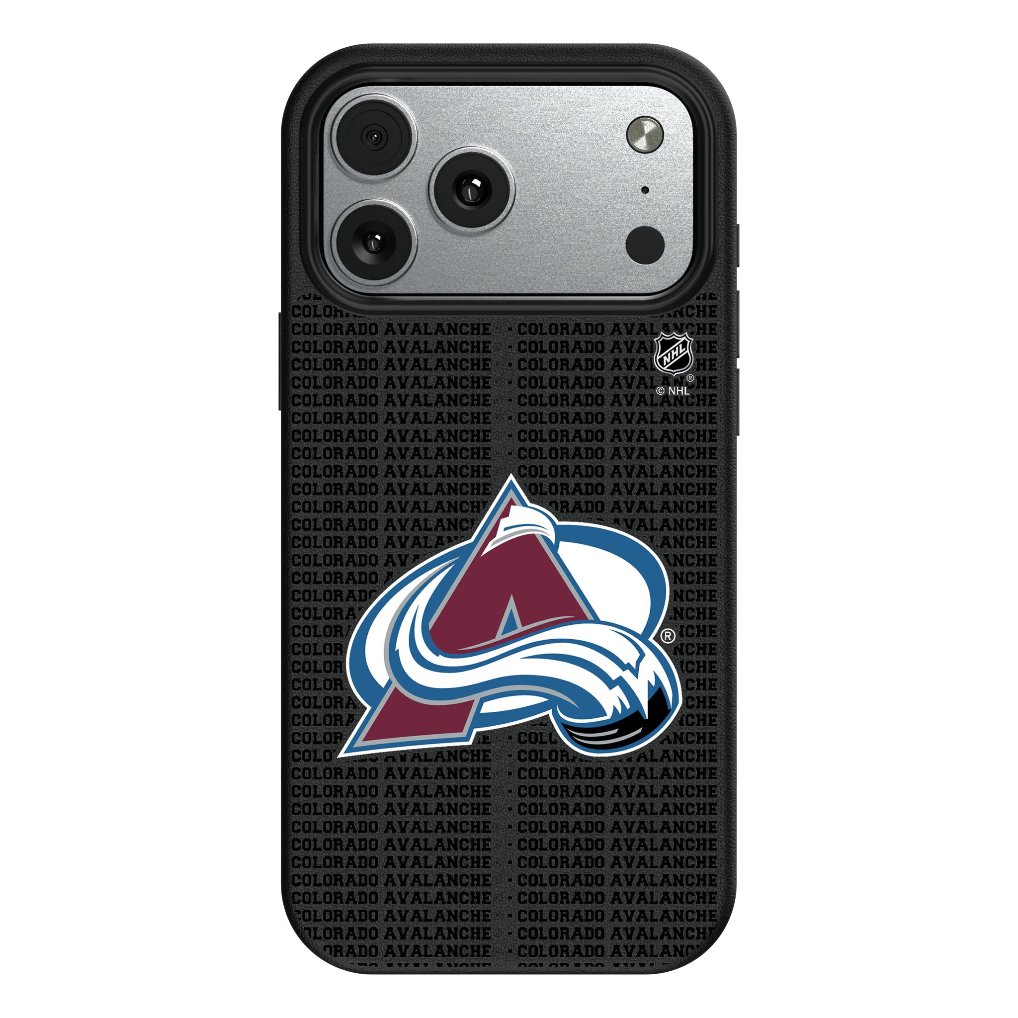 Colorado Avalanche Text Backdrop iPhone MagSafe Compatible Phone Case for Apple iPhone#Device_iPhone 17 Pro Max