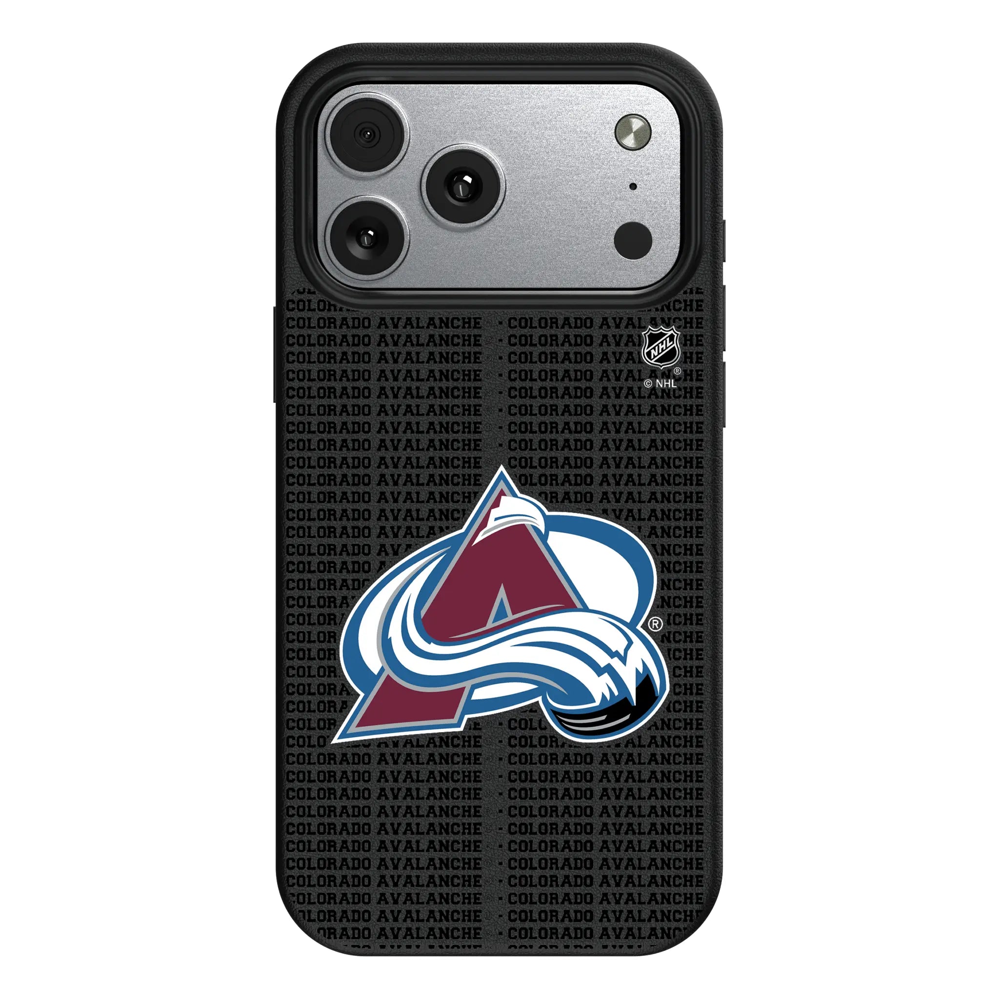 Colorado Avalanche Text Backdrop iPhone MagSafe Compatible Phone Case for Apple iPhone#Device_iPhone 17 Pro Max