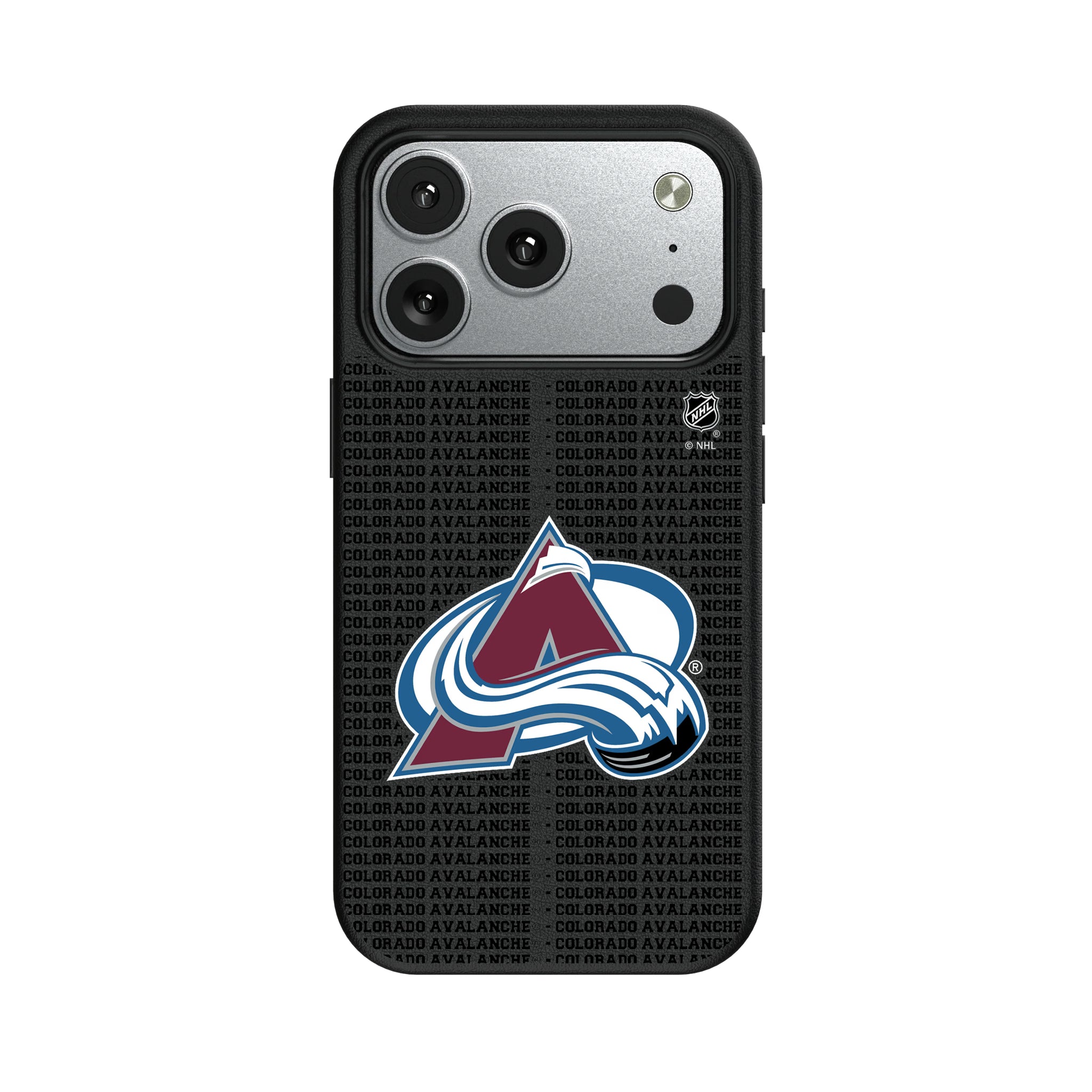 Colorado Avalanche Text Backdrop iPhone MagSafe Compatible Phone Case for Apple iPhone#Device_iPhone 17 Pro