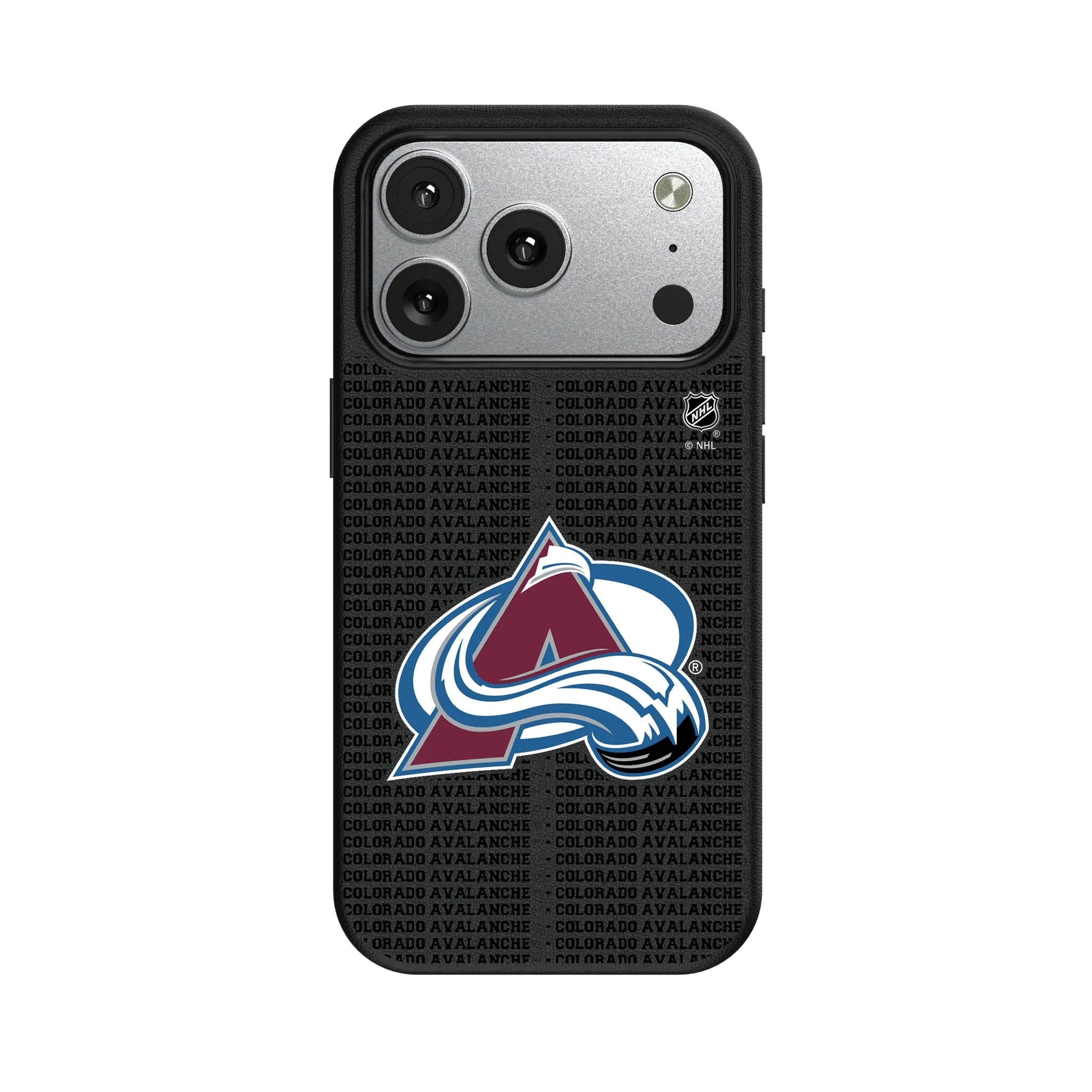 Colorado Avalanche Text Backdrop iPhone MagSafe Compatible Phone Case for Apple iPhone#Device_iPhone 17 Pro