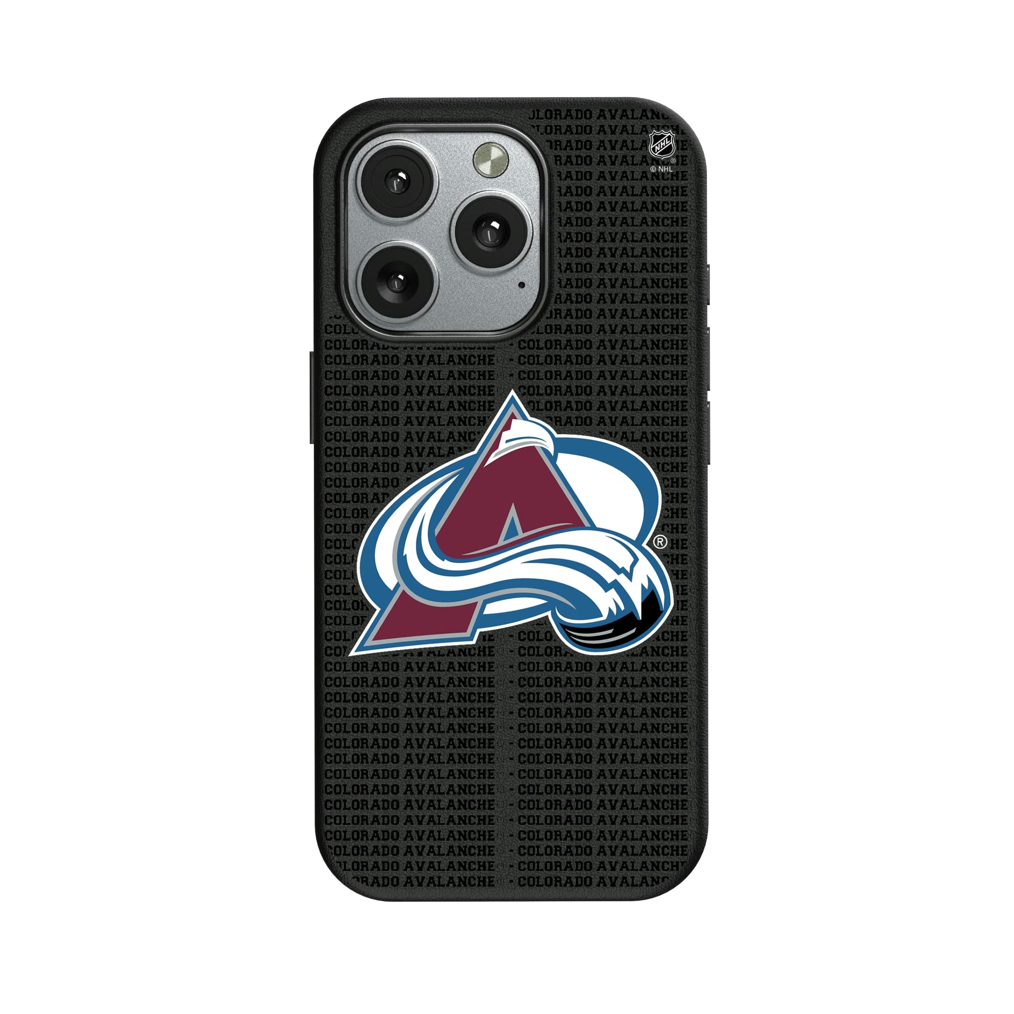 Colorado Avalanche Text Backdrop iPhone MagSafe Compatible Phone Case for Apple iPhone