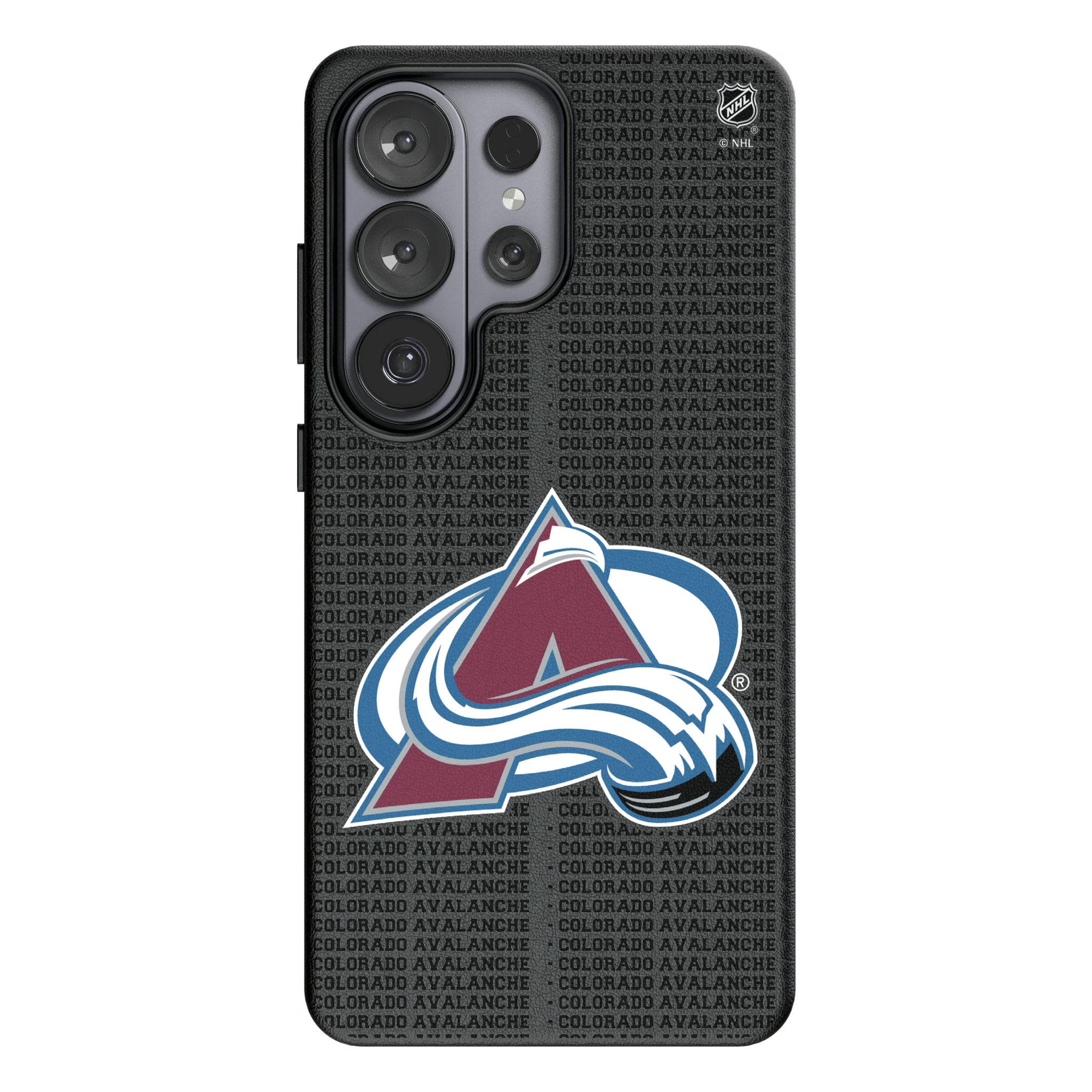 Colorado Avalanche Text Backdrop Galaxy MagSafe Compatible Phone Case for Samsung Galaxy